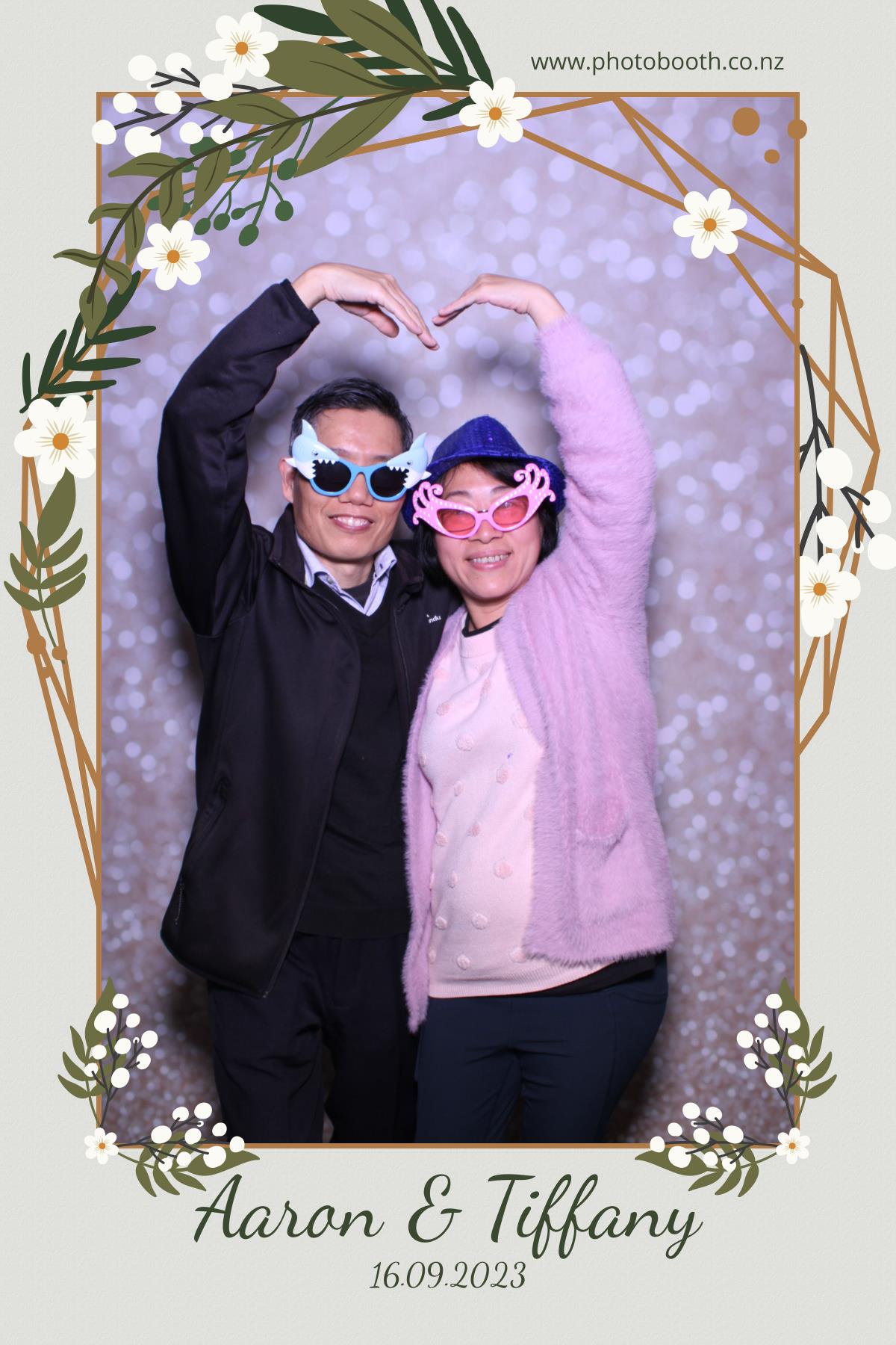Aaron & Tiffany's Wedding | View more photos from the event at gallery.photobooth.co.nz/u/SelfieCentral/Aaron-Tiffanys-Wedding