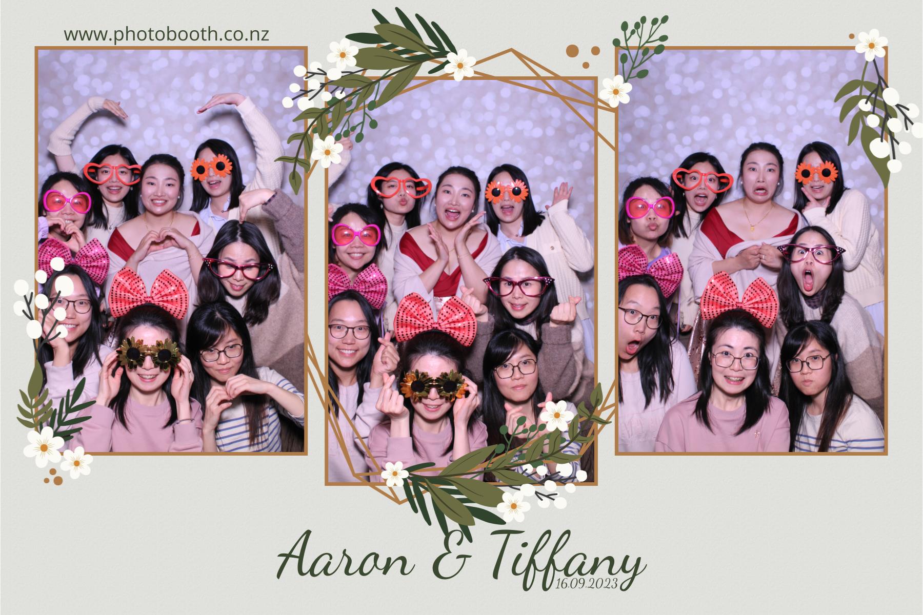 Aaron & Tiffany's Wedding | View more photos from the event at gallery.photobooth.co.nz/u/SelfieCentral/Aaron-Tiffanys-Wedding