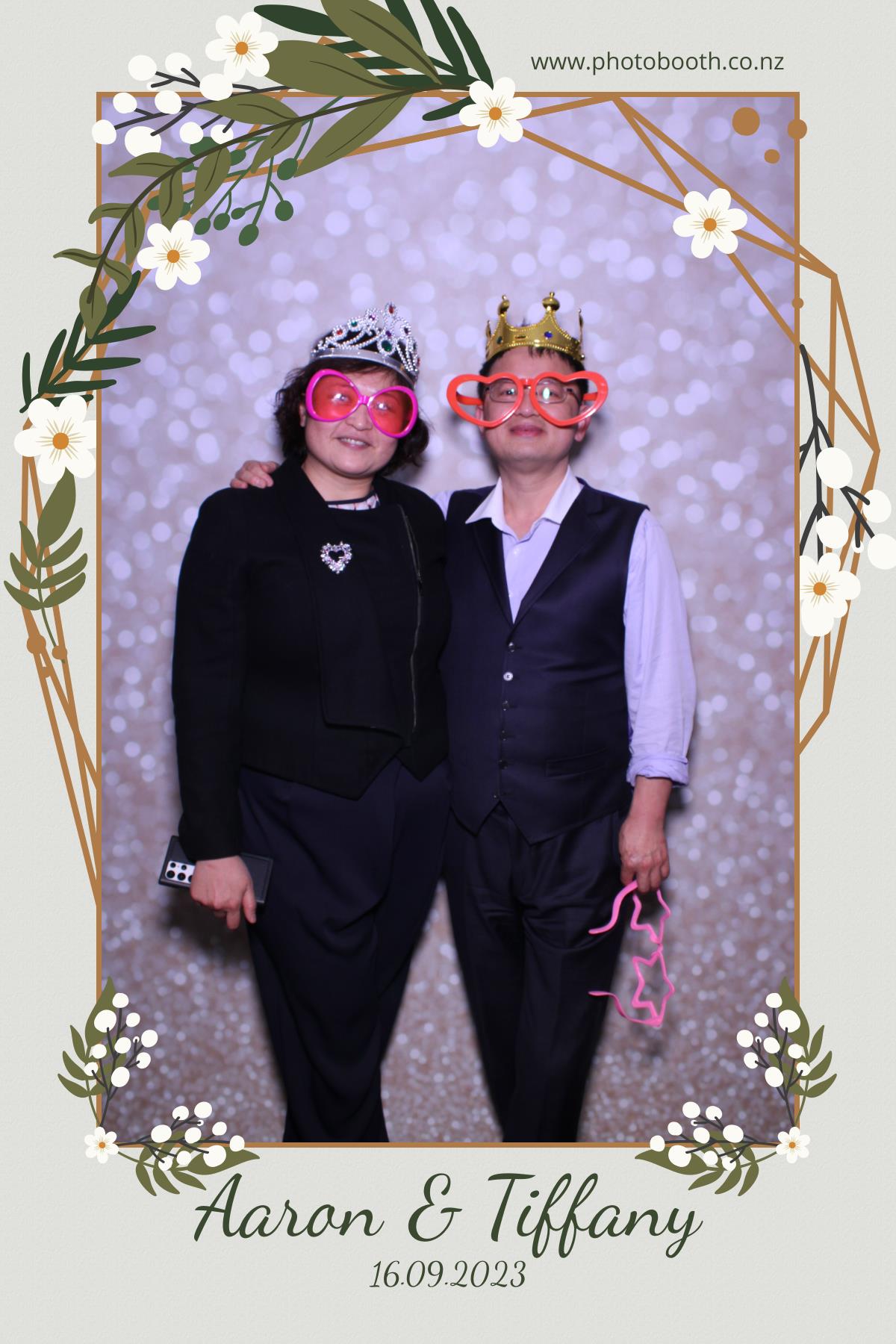 Aaron & Tiffany's Wedding | View more photos from the event at gallery.photobooth.co.nz/u/SelfieCentral/Aaron-Tiffanys-Wedding