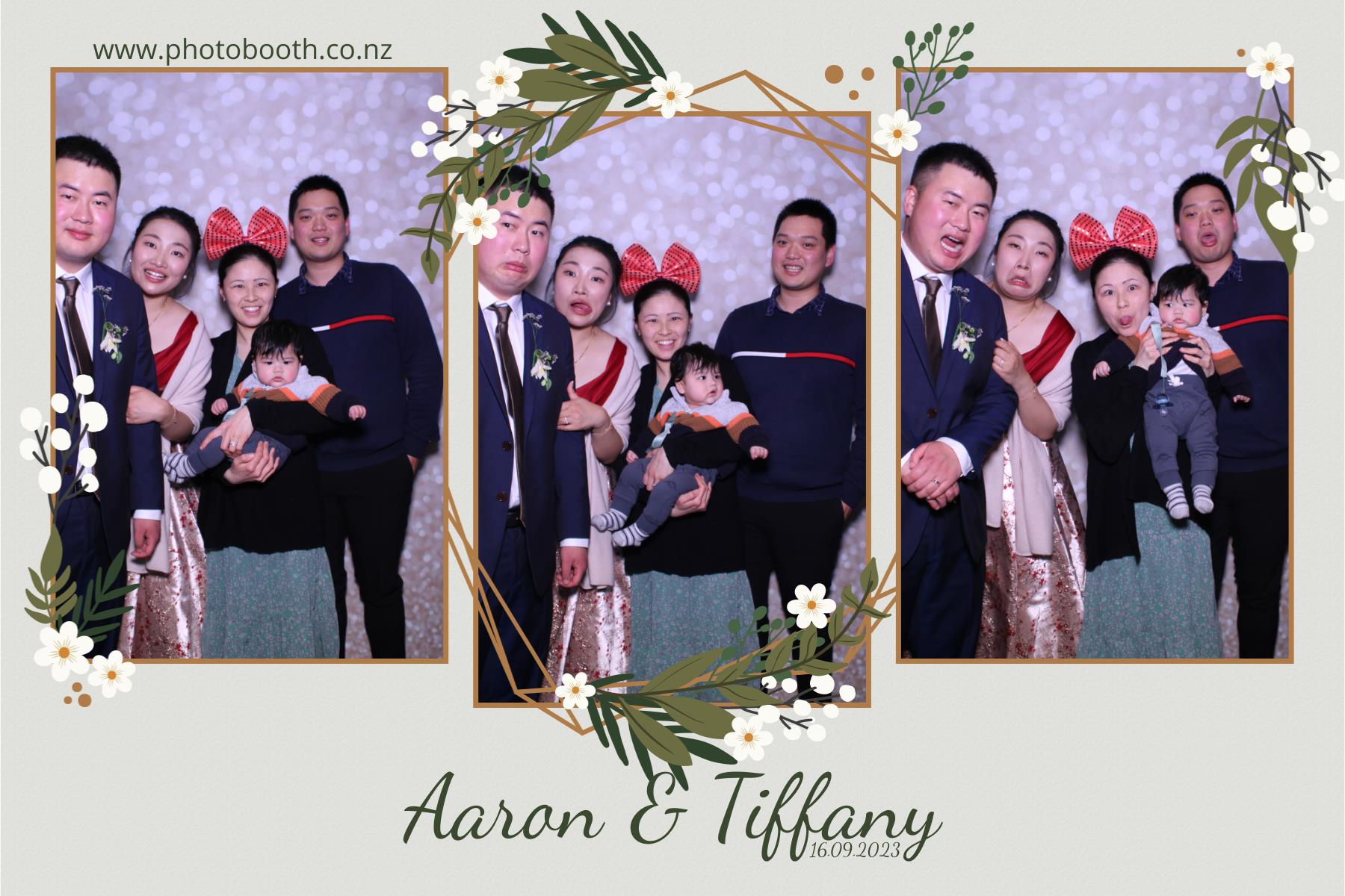 Aaron & Tiffany's Wedding | View more photos from the event at gallery.photobooth.co.nz/u/SelfieCentral/Aaron-Tiffanys-Wedding