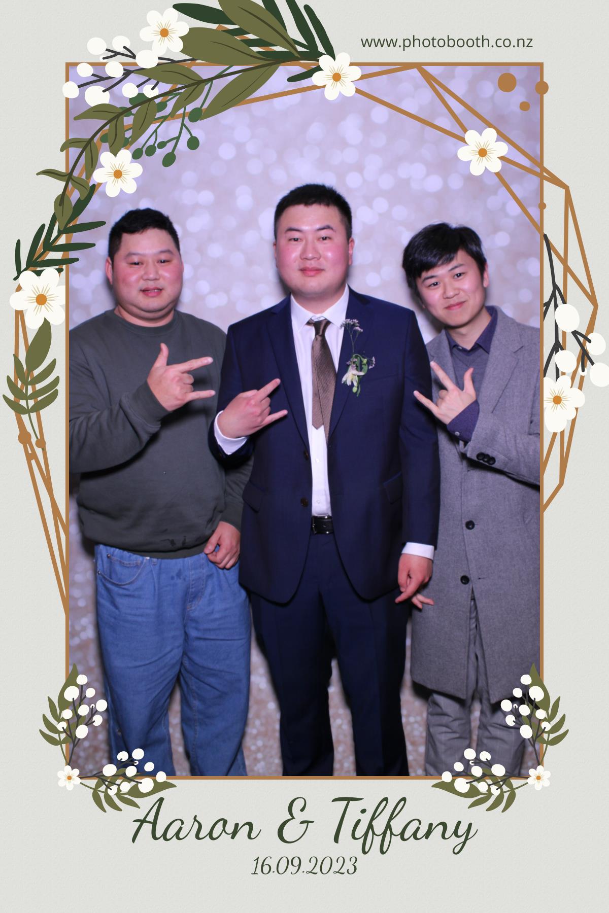 Aaron & Tiffany's Wedding | View more photos from the event at gallery.photobooth.co.nz/u/SelfieCentral/Aaron-Tiffanys-Wedding