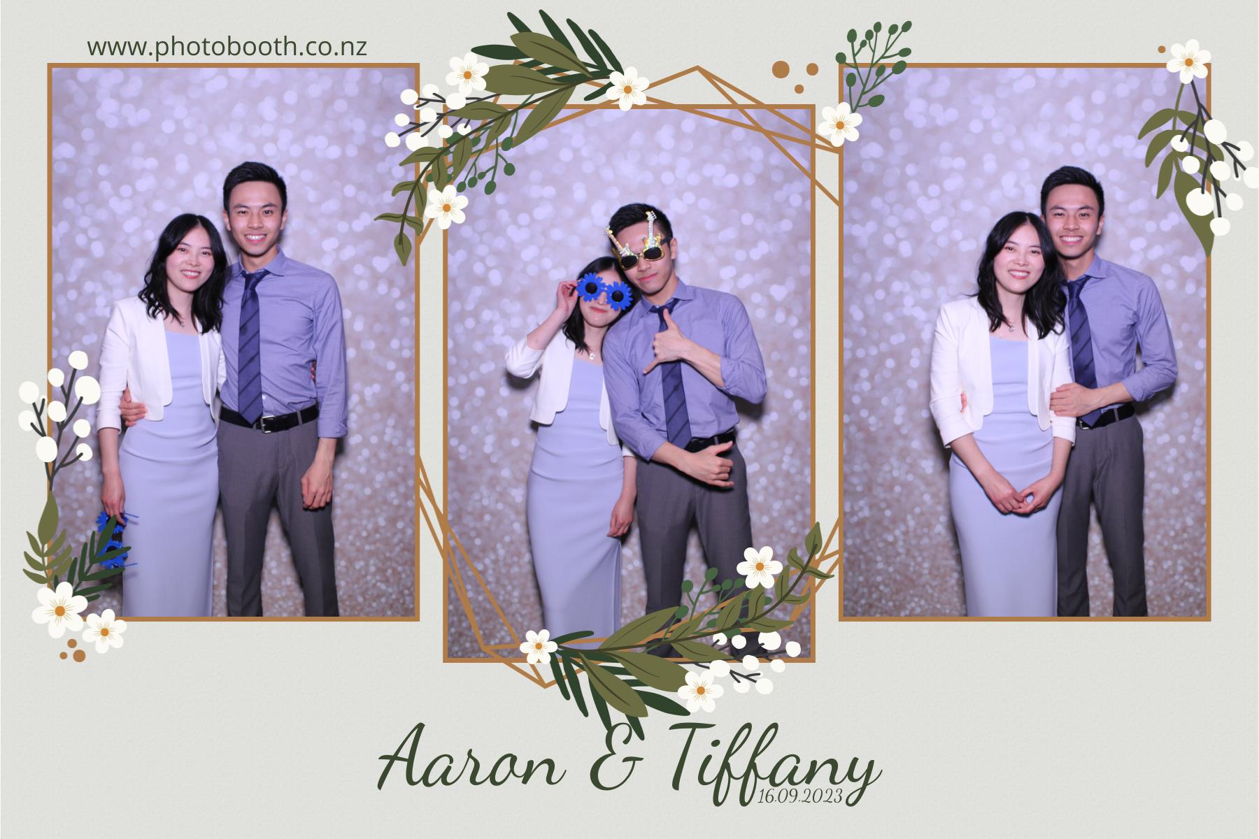 Aaron & Tiffany's Wedding | View more photos from the event at gallery.photobooth.co.nz/u/SelfieCentral/Aaron-Tiffanys-Wedding