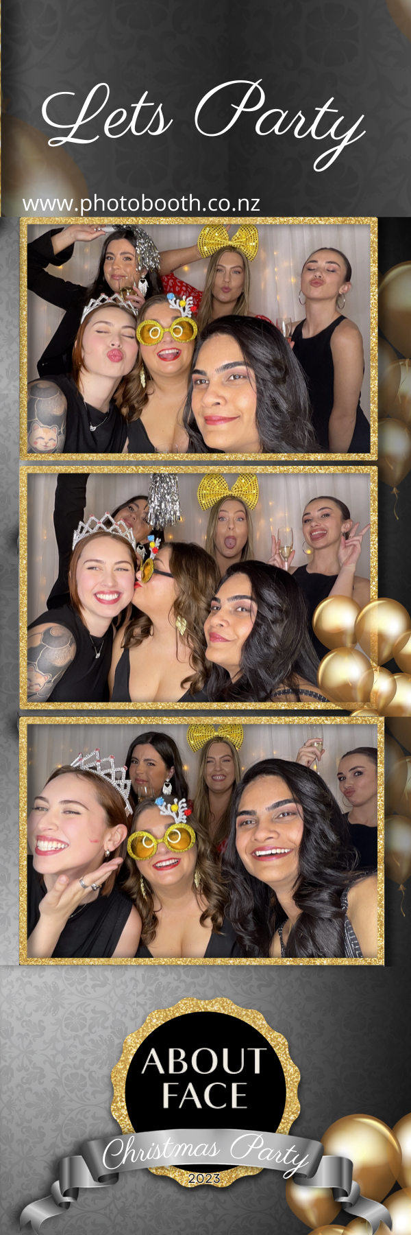 About Face Christmas Party | View more photos from the event at gallery.photobooth.co.nz/u/SelfieCentral/About-Face-Christmas-Party-0