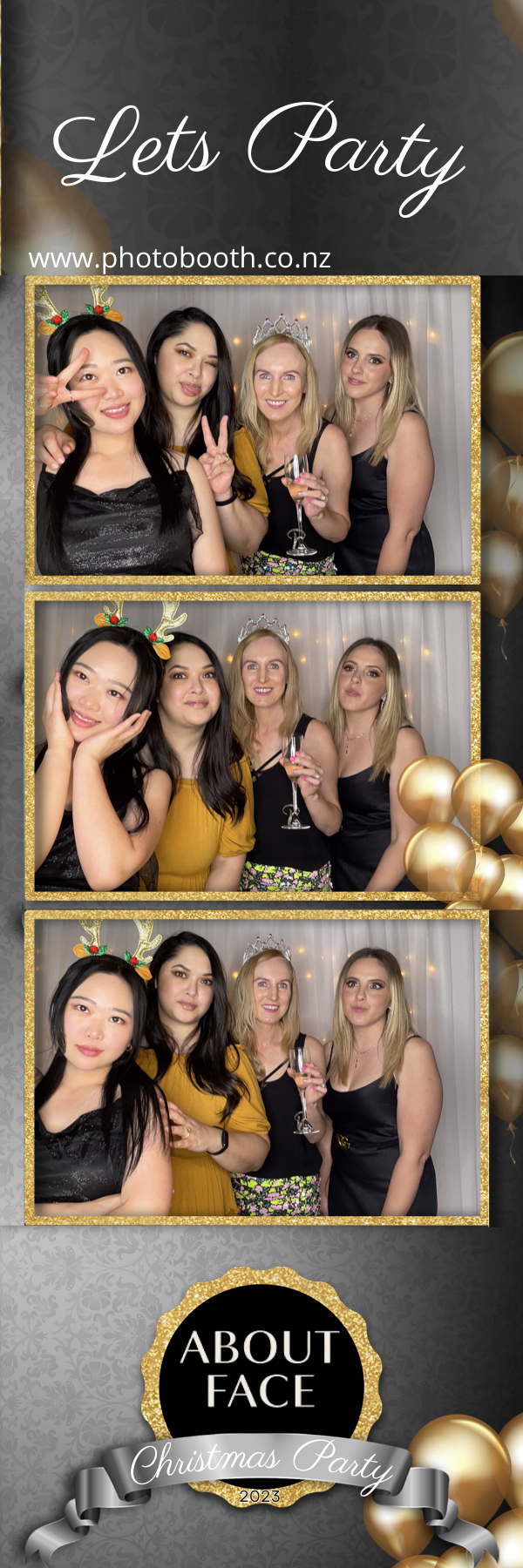About Face Christmas Party | View more photos from the event at gallery.photobooth.co.nz/u/SelfieCentral/About-Face-Christmas-Party-0