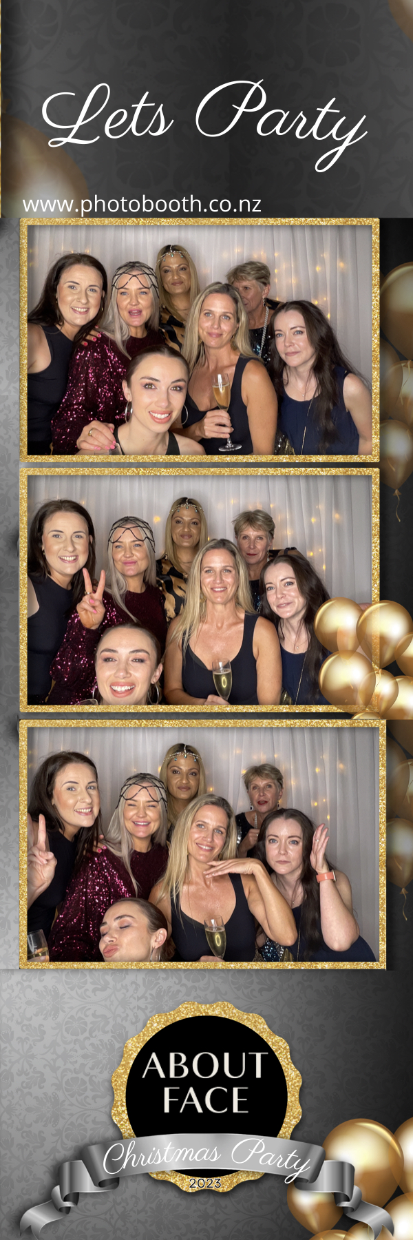 About Face Christmas Party | View more photos from the event at gallery.photobooth.co.nz/u/SelfieCentral/About-Face-Christmas-Party-0