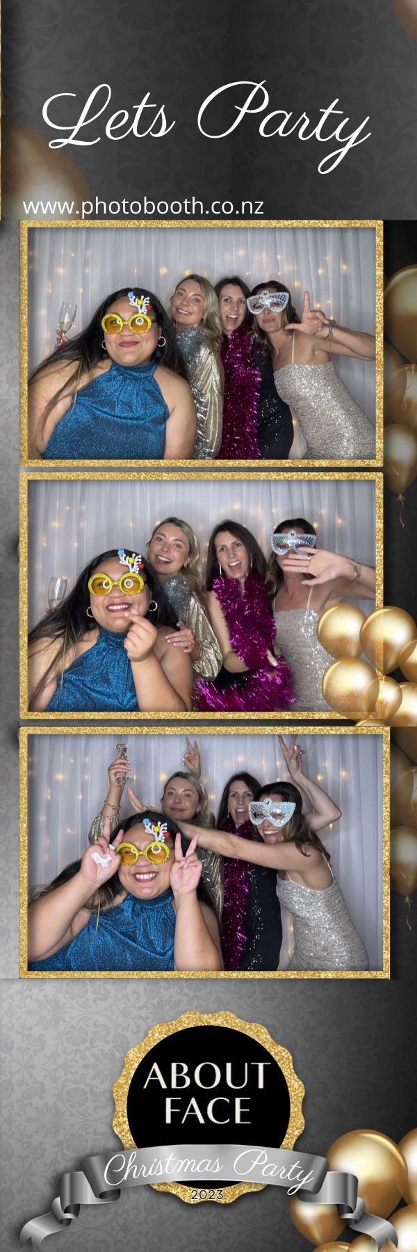 About Face Christmas Party | View more photos from the event at gallery.photobooth.co.nz/u/SelfieCentral/About-Face-Christmas-Party-0