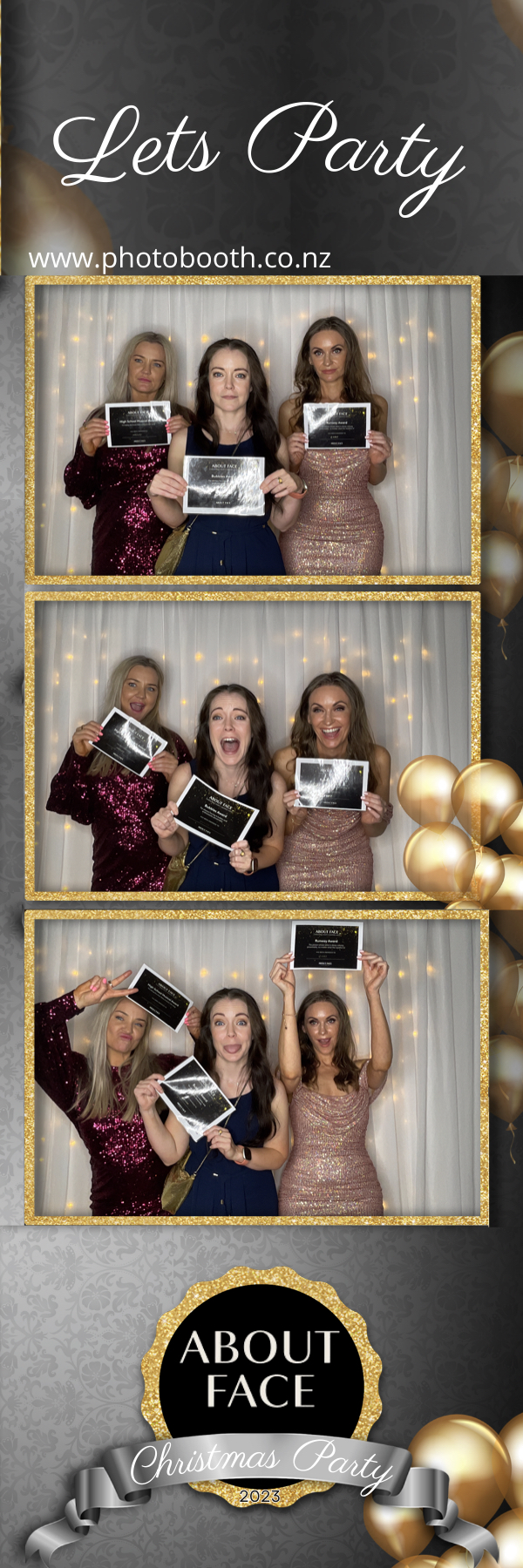 About Face Christmas Party | View more photos from the event at gallery.photobooth.co.nz/u/SelfieCentral/About-Face-Christmas-Party-0