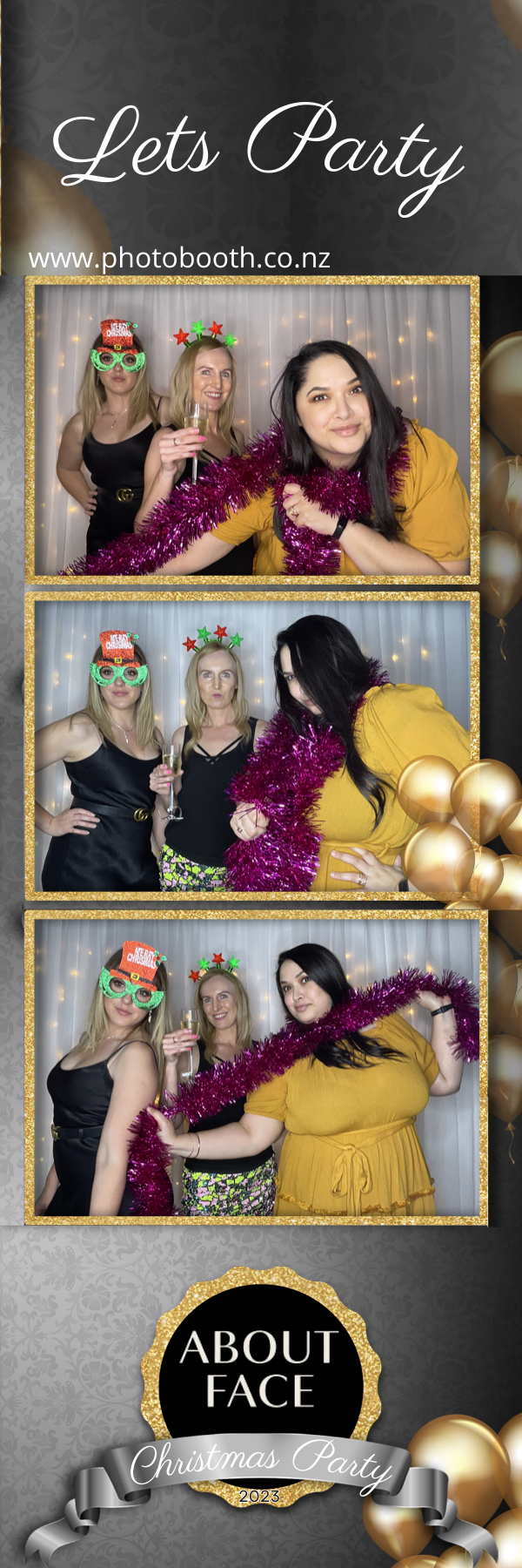 About Face Christmas Party | View more photos from the event at gallery.photobooth.co.nz/u/SelfieCentral/About-Face-Christmas-Party-0