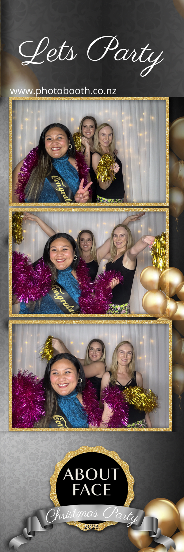 About Face Christmas Party | View more photos from the event at gallery.photobooth.co.nz/u/SelfieCentral/About-Face-Christmas-Party-0