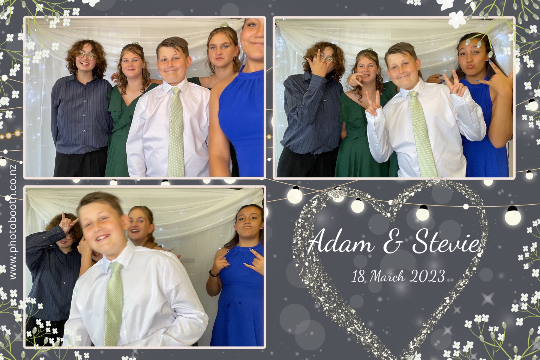 Adam & Stevie's Wedding | View more photos from the event at gallery.photobooth.co.nz/u/SelfieCentral/Adam-Stevies-Wedding