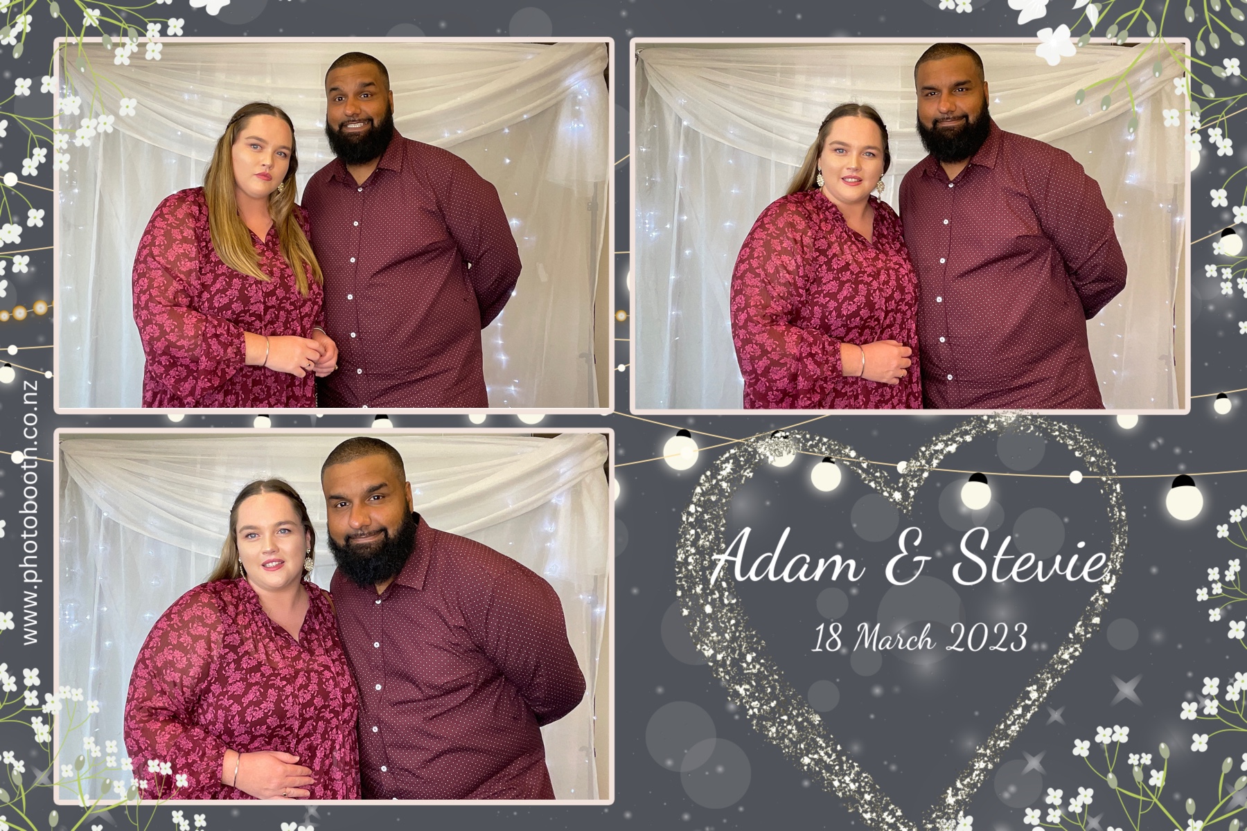 Adam & Stevie's Wedding | View more photos from the event at gallery.photobooth.co.nz/u/SelfieCentral/Adam-Stevies-Wedding