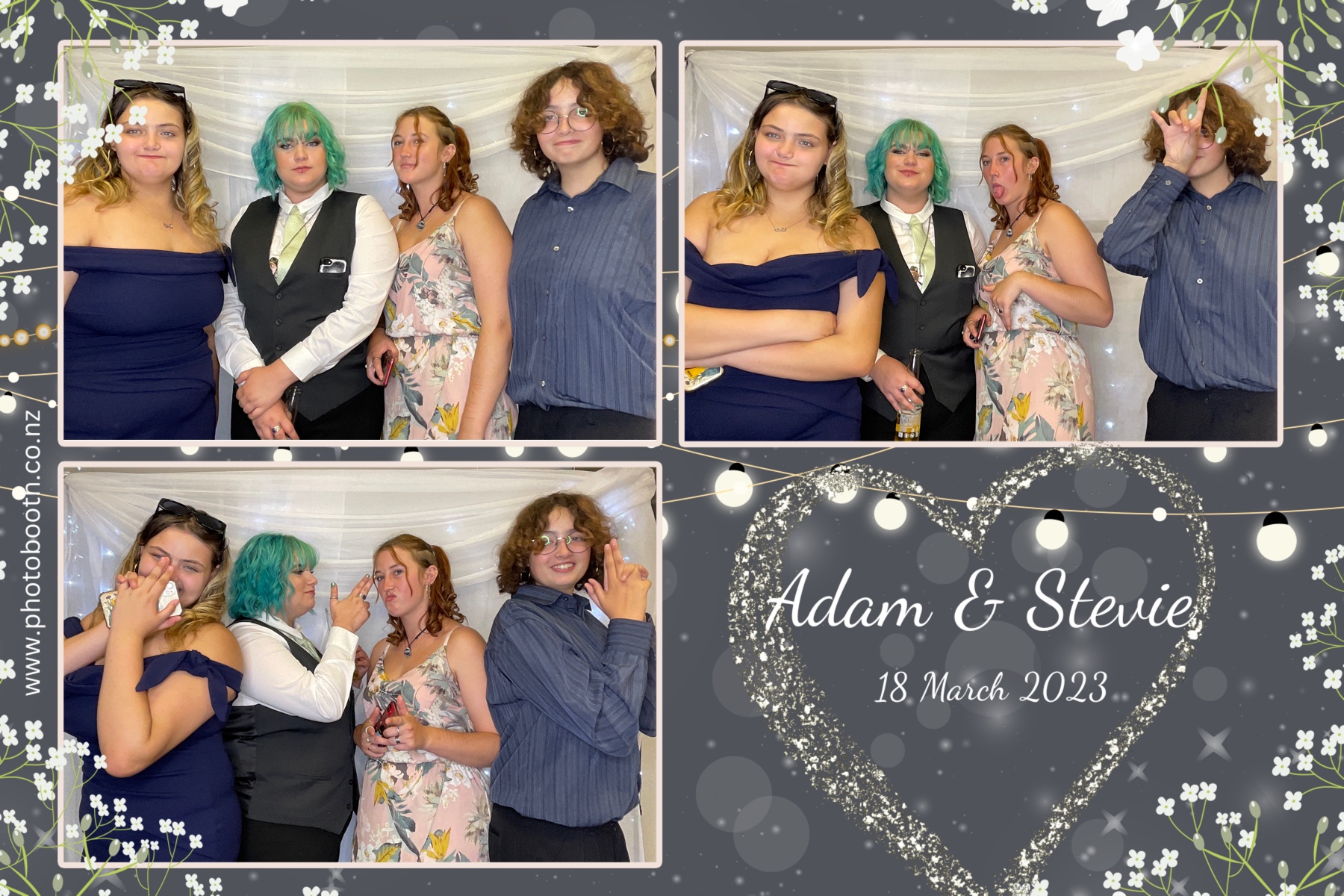 Adam & Stevie's Wedding | View more photos from the event at gallery.photobooth.co.nz/u/SelfieCentral/Adam-Stevies-Wedding