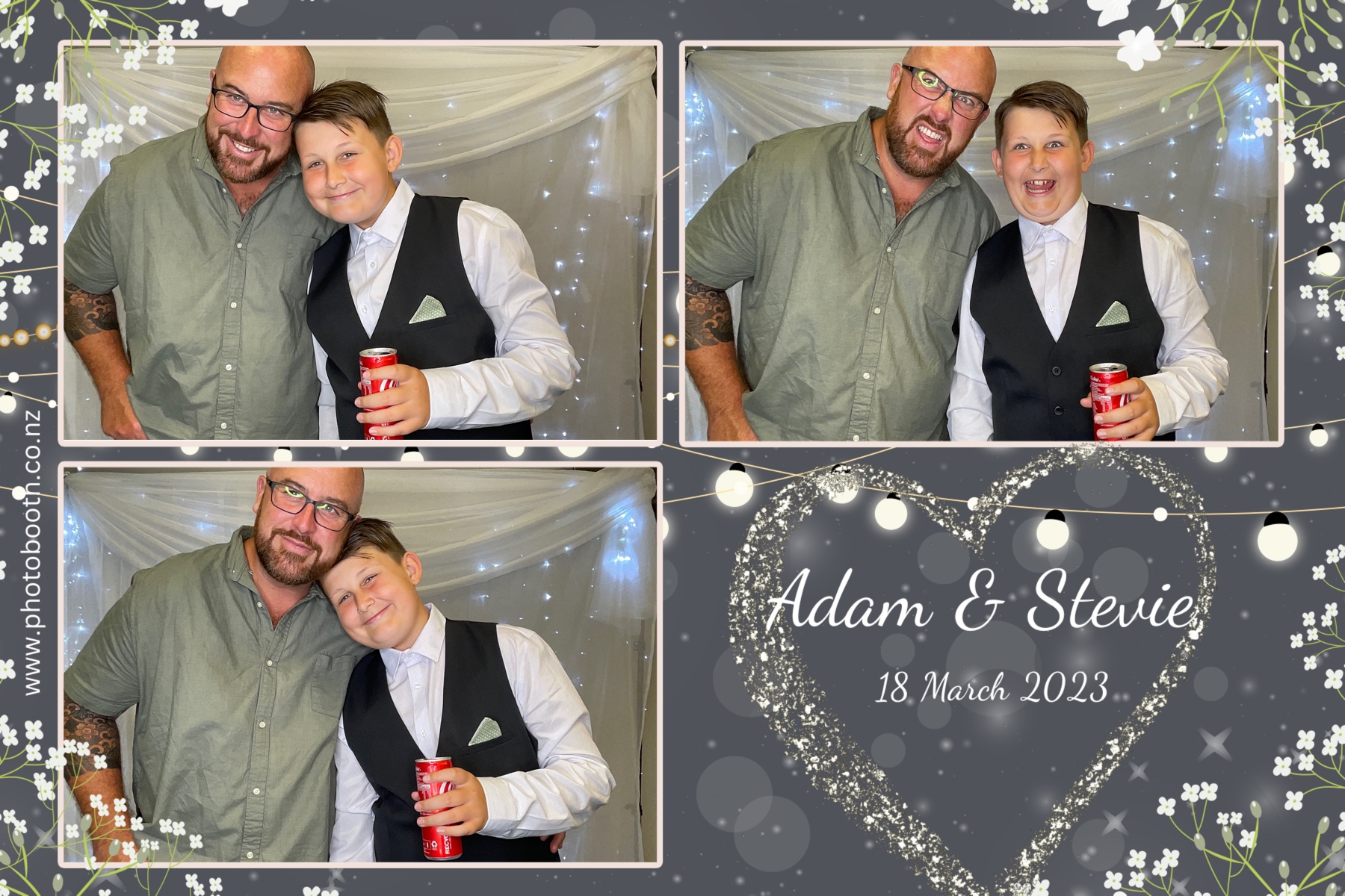 Adam & Stevie's Wedding | View more photos from the event at gallery.photobooth.co.nz/u/SelfieCentral/Adam-Stevies-Wedding