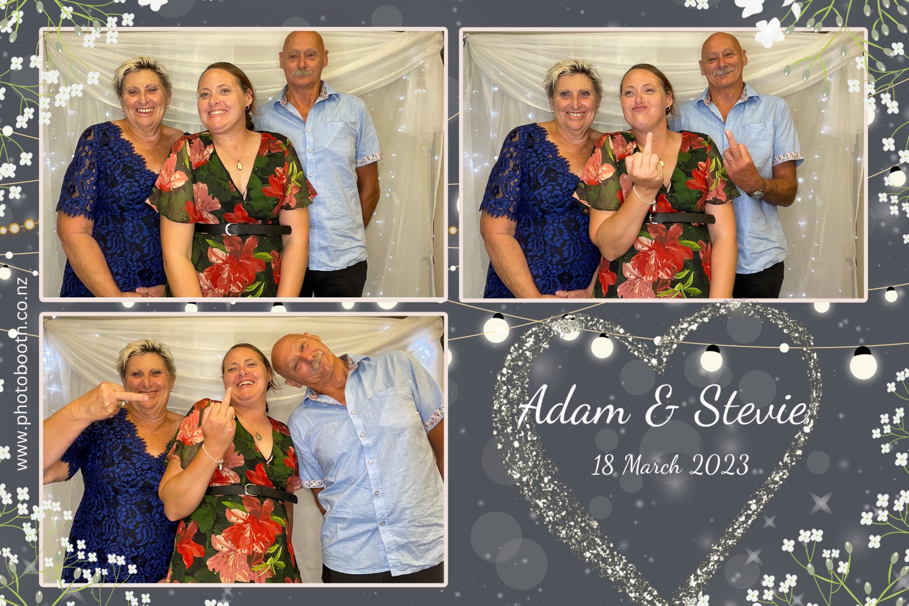 Adam & Stevie's Wedding | View more photos from the event at gallery.photobooth.co.nz/u/SelfieCentral/Adam-Stevies-Wedding