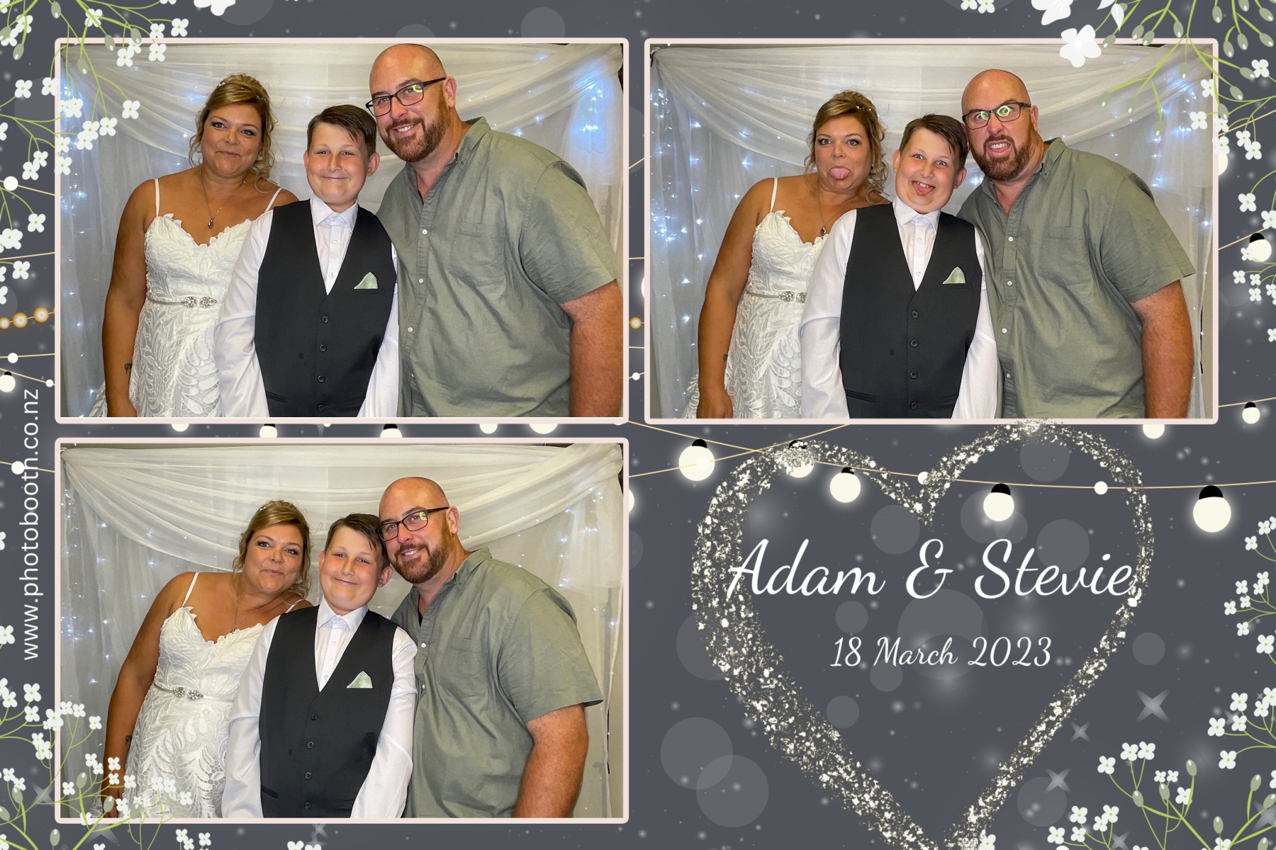 Adam & Stevie's Wedding | View more photos from the event at gallery.photobooth.co.nz/u/SelfieCentral/Adam-Stevies-Wedding