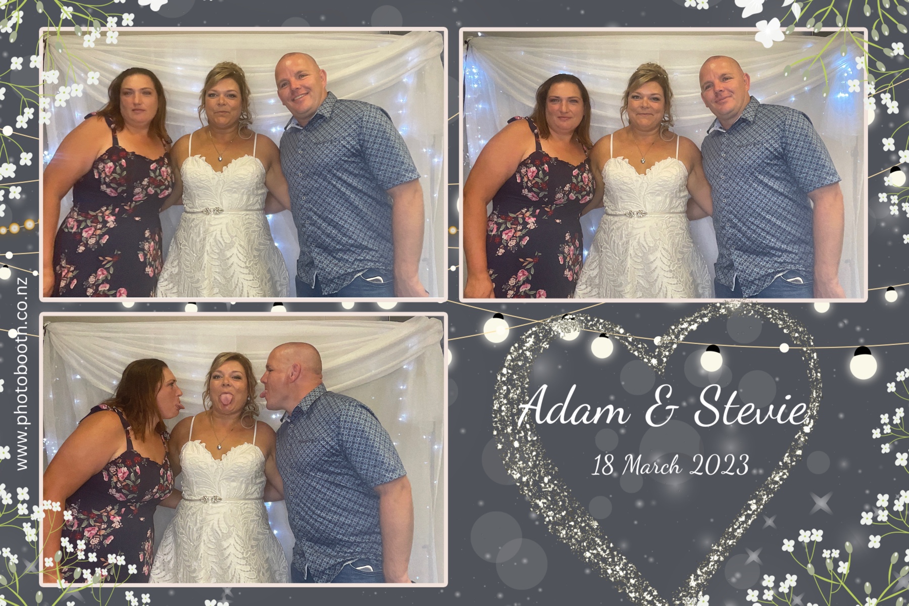 Adam & Stevie's Wedding | View more photos from the event at gallery.photobooth.co.nz/u/SelfieCentral/Adam-Stevies-Wedding