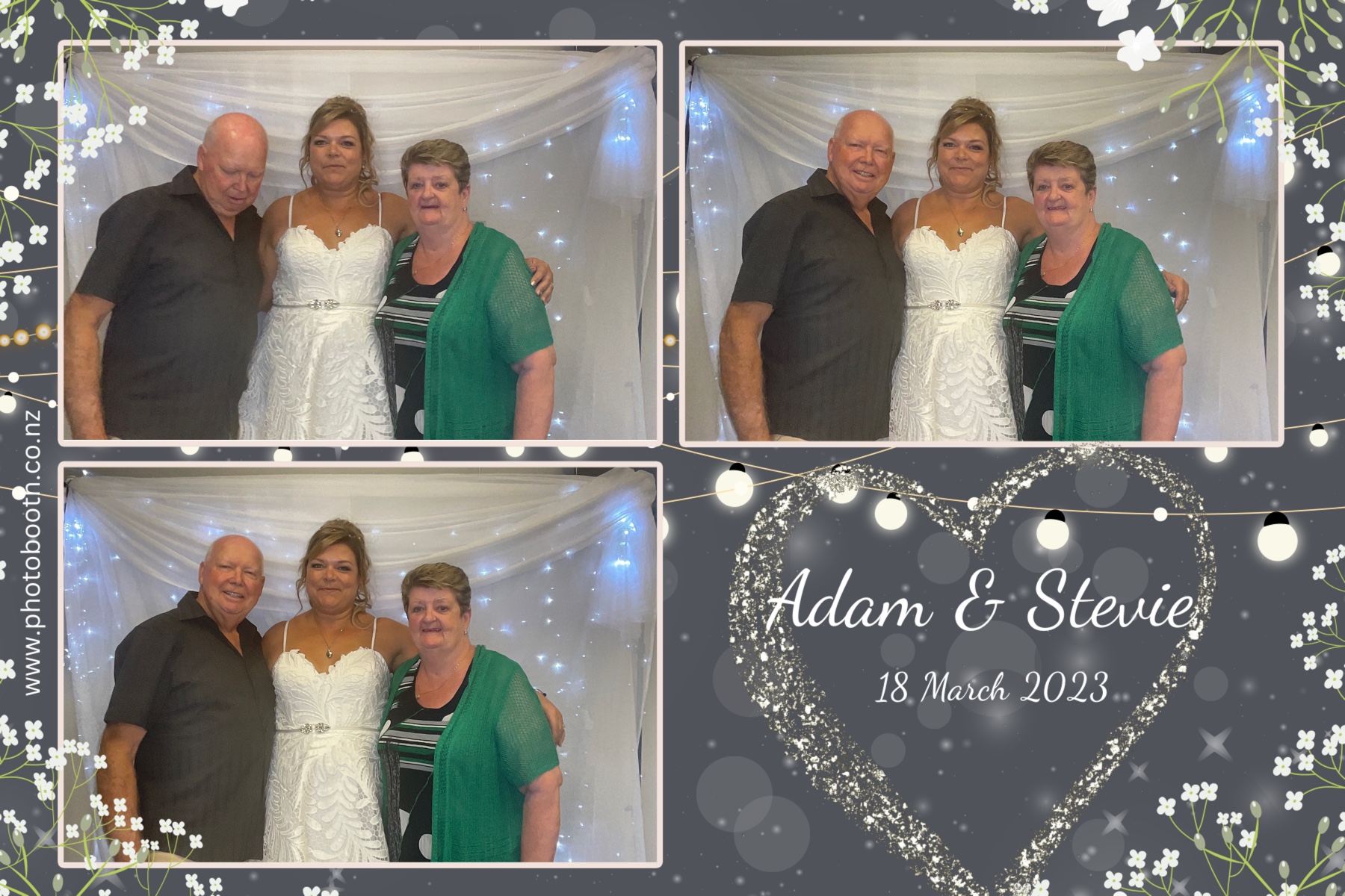 Adam & Stevie's Wedding | View more photos from the event at gallery.photobooth.co.nz/u/SelfieCentral/Adam-Stevies-Wedding