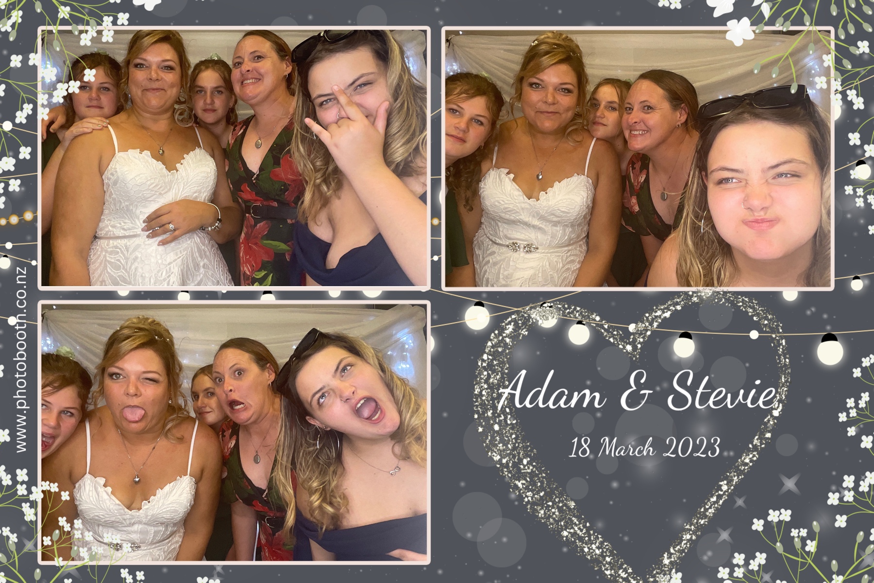 Adam & Stevie's Wedding | View more photos from the event at gallery.photobooth.co.nz/u/SelfieCentral/Adam-Stevies-Wedding