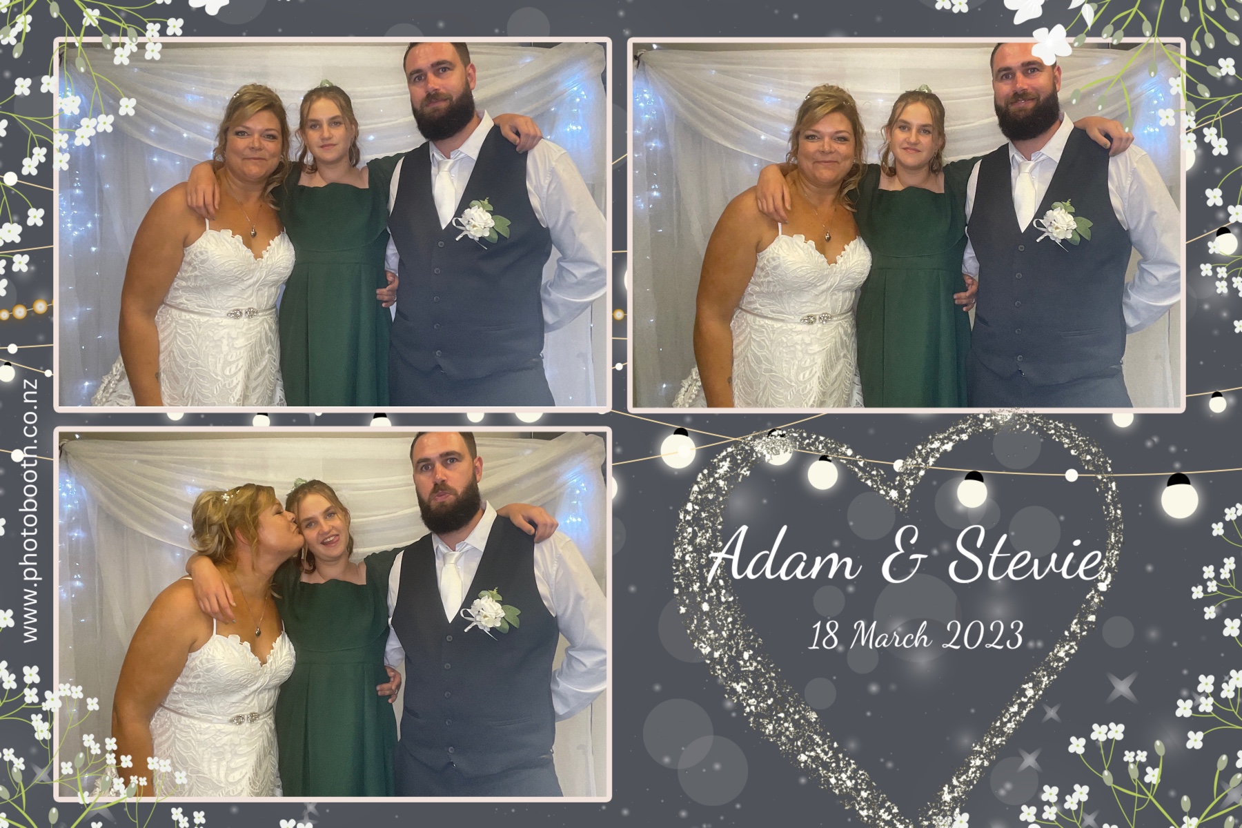 Adam & Stevie's Wedding | View more photos from the event at gallery.photobooth.co.nz/u/SelfieCentral/Adam-Stevies-Wedding