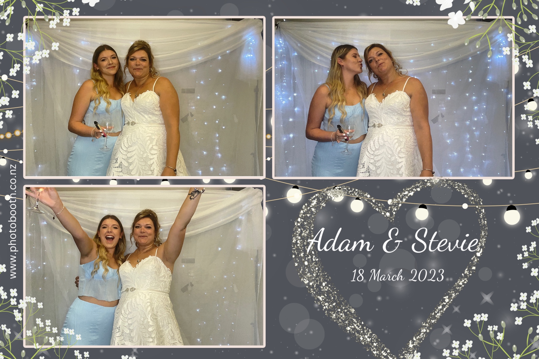 Adam & Stevie's Wedding | View more photos from the event at gallery.photobooth.co.nz/u/SelfieCentral/Adam-Stevies-Wedding
