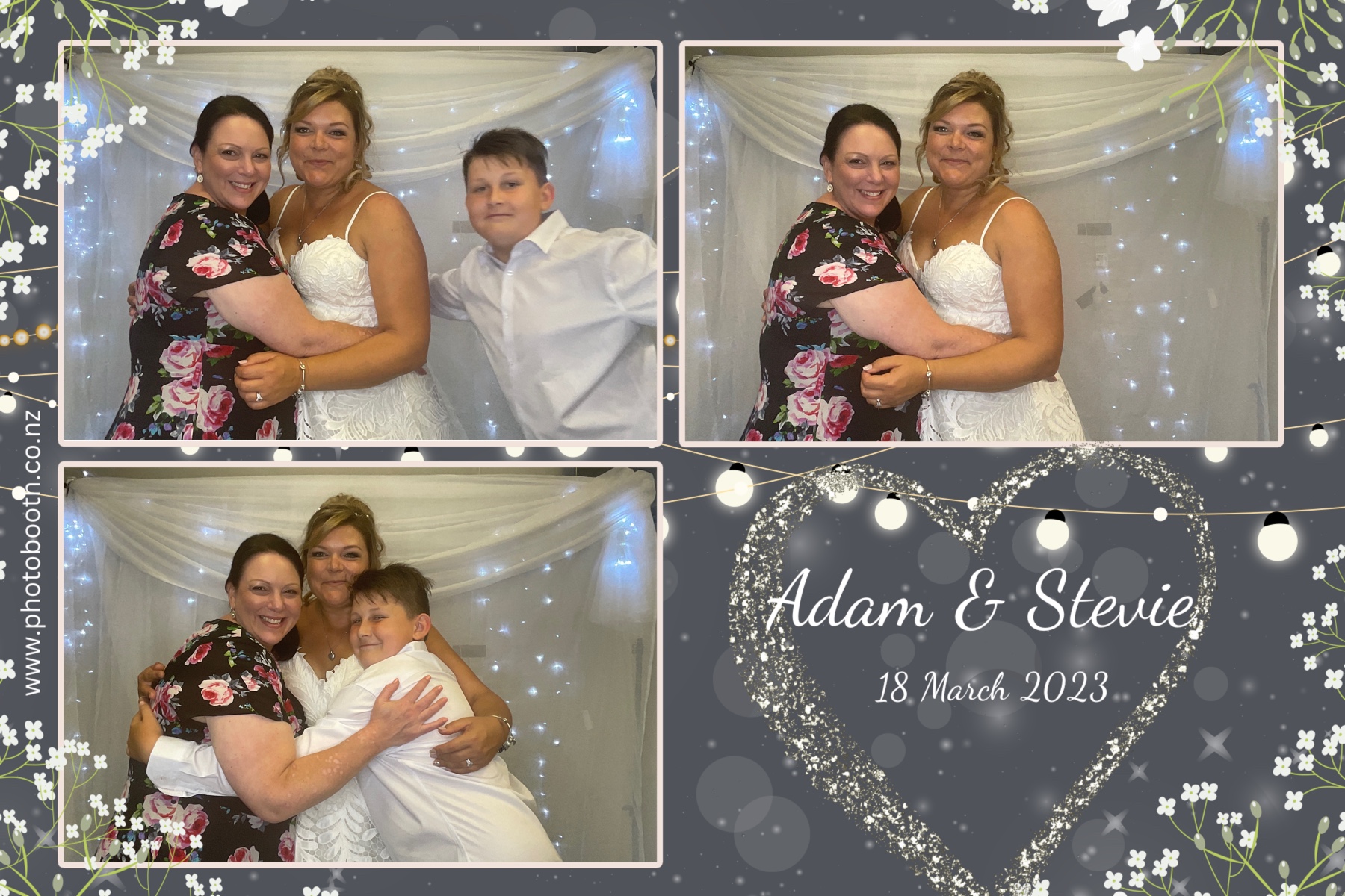 Adam & Stevie's Wedding | View more photos from the event at gallery.photobooth.co.nz/u/SelfieCentral/Adam-Stevies-Wedding