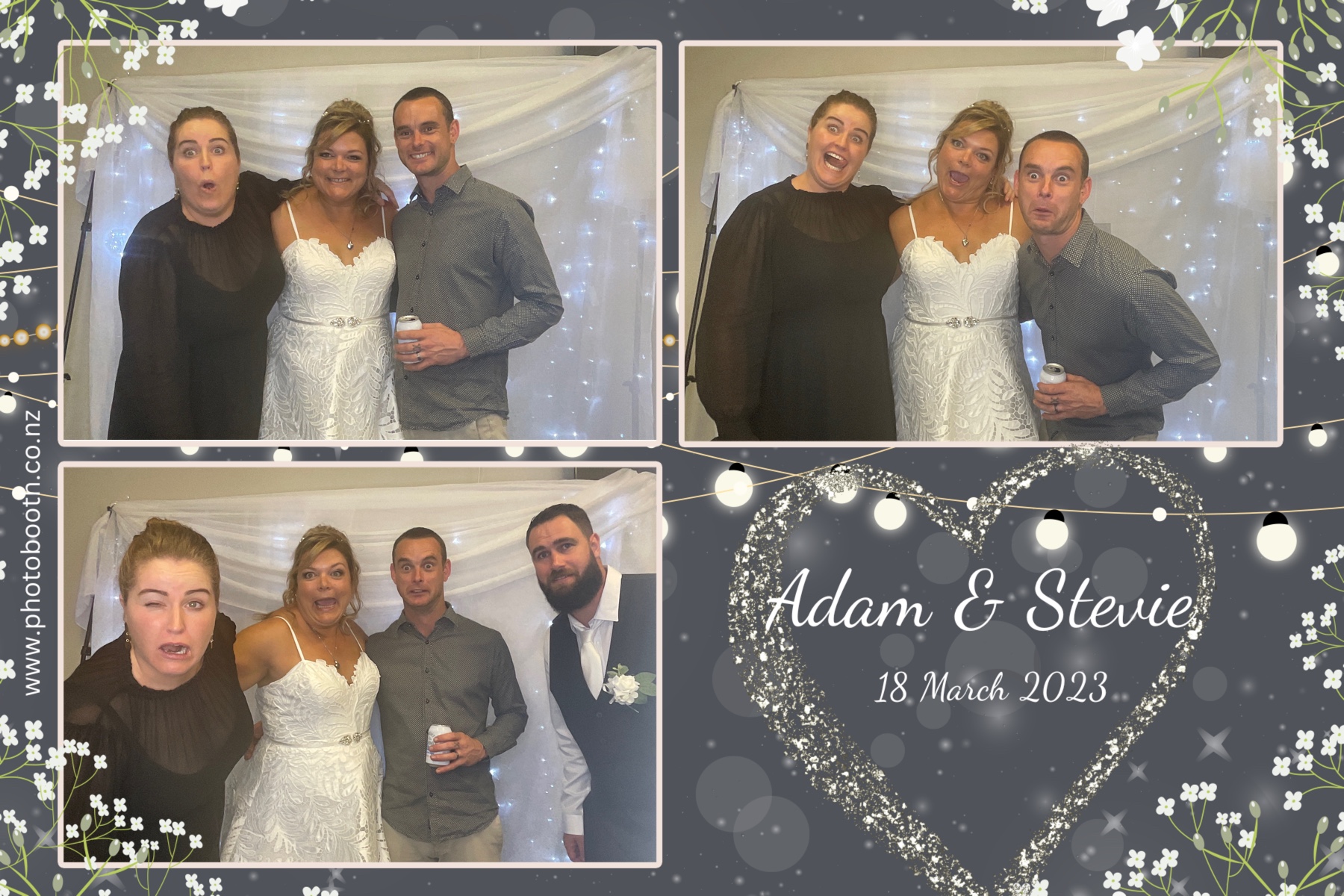 Adam & Stevie's Wedding | View more photos from the event at gallery.photobooth.co.nz/u/SelfieCentral/Adam-Stevies-Wedding