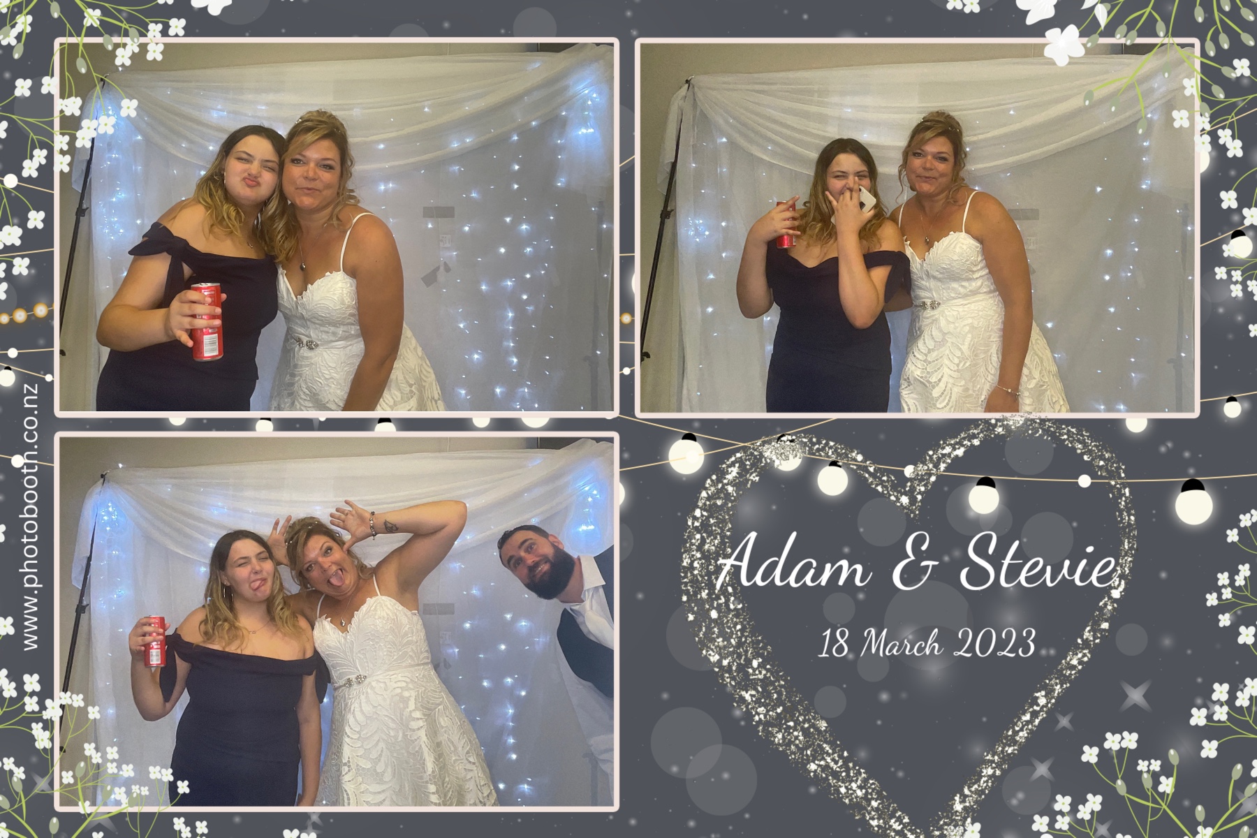 Adam & Stevie's Wedding | View more photos from the event at gallery.photobooth.co.nz/u/SelfieCentral/Adam-Stevies-Wedding