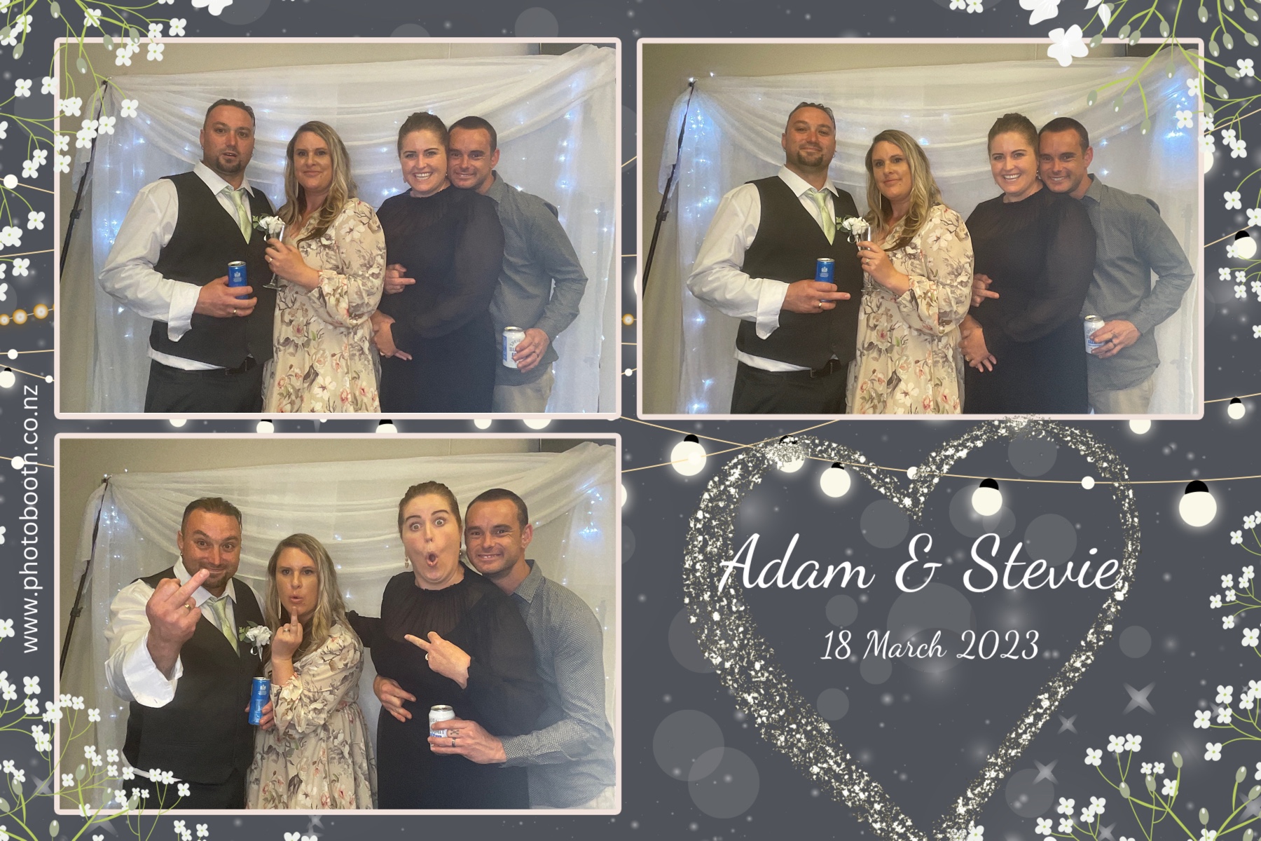 Adam & Stevie's Wedding | View more photos from the event at gallery.photobooth.co.nz/u/SelfieCentral/Adam-Stevies-Wedding