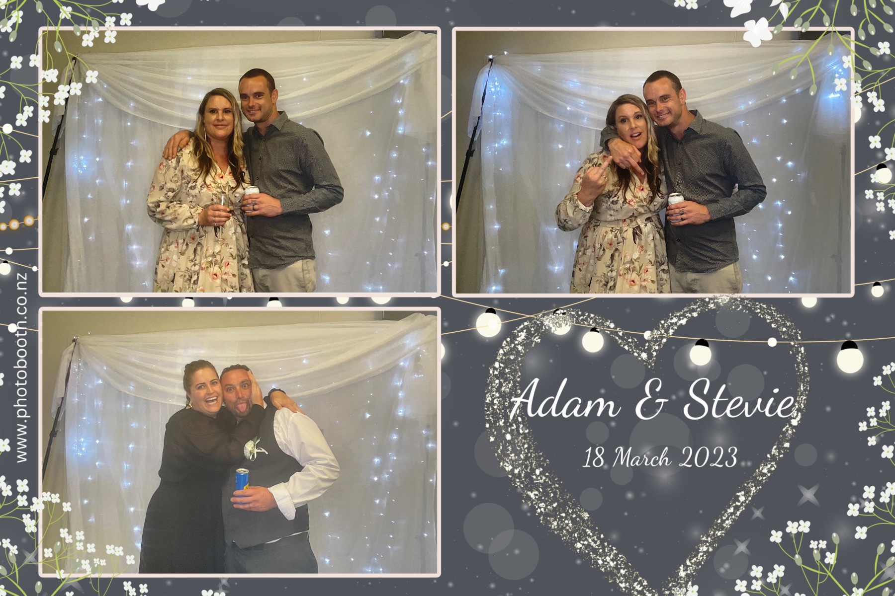 Adam & Stevie's Wedding | View more photos from the event at gallery.photobooth.co.nz/u/SelfieCentral/Adam-Stevies-Wedding