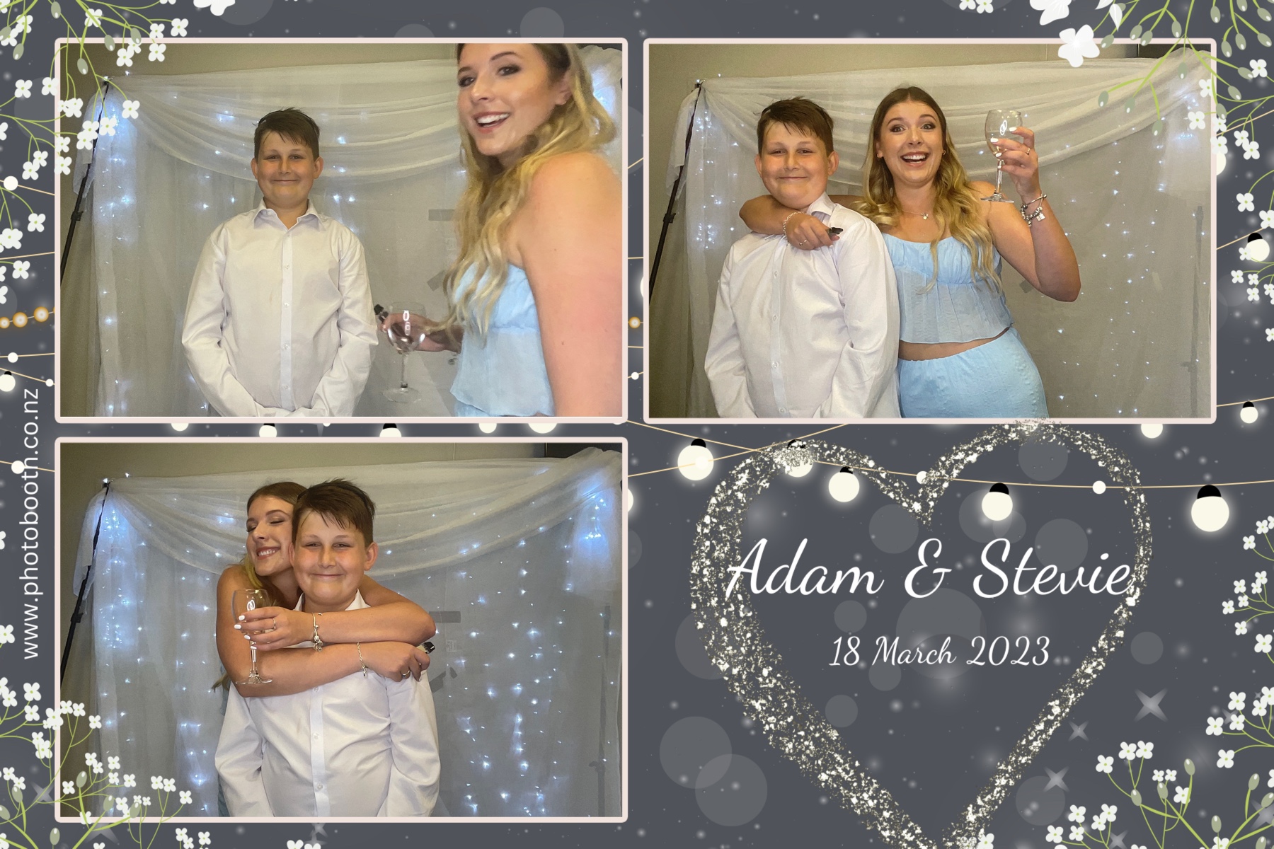 Adam & Stevie's Wedding | View more photos from the event at gallery.photobooth.co.nz/u/SelfieCentral/Adam-Stevies-Wedding