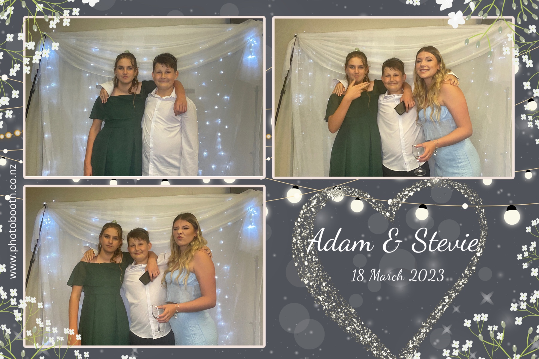 Adam & Stevie's Wedding | View more photos from the event at gallery.photobooth.co.nz/u/SelfieCentral/Adam-Stevies-Wedding