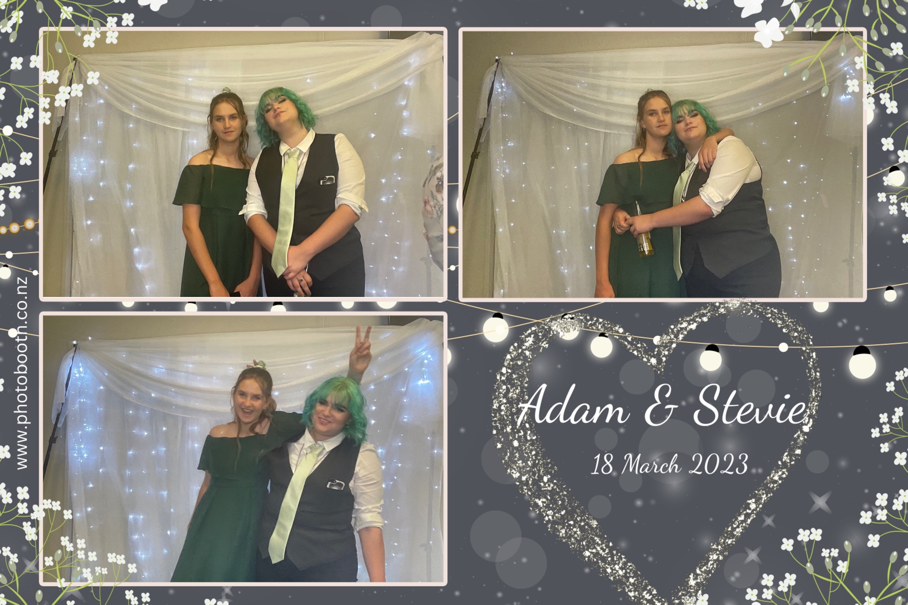 Adam & Stevie's Wedding | View more photos from the event at gallery.photobooth.co.nz/u/SelfieCentral/Adam-Stevies-Wedding
