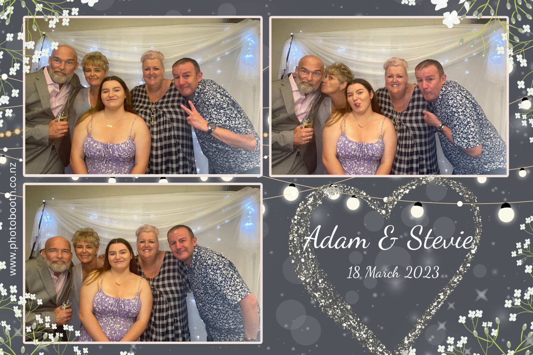 Adam & Stevie's Wedding | View more photos from the event at gallery.photobooth.co.nz/u/SelfieCentral/Adam-Stevies-Wedding