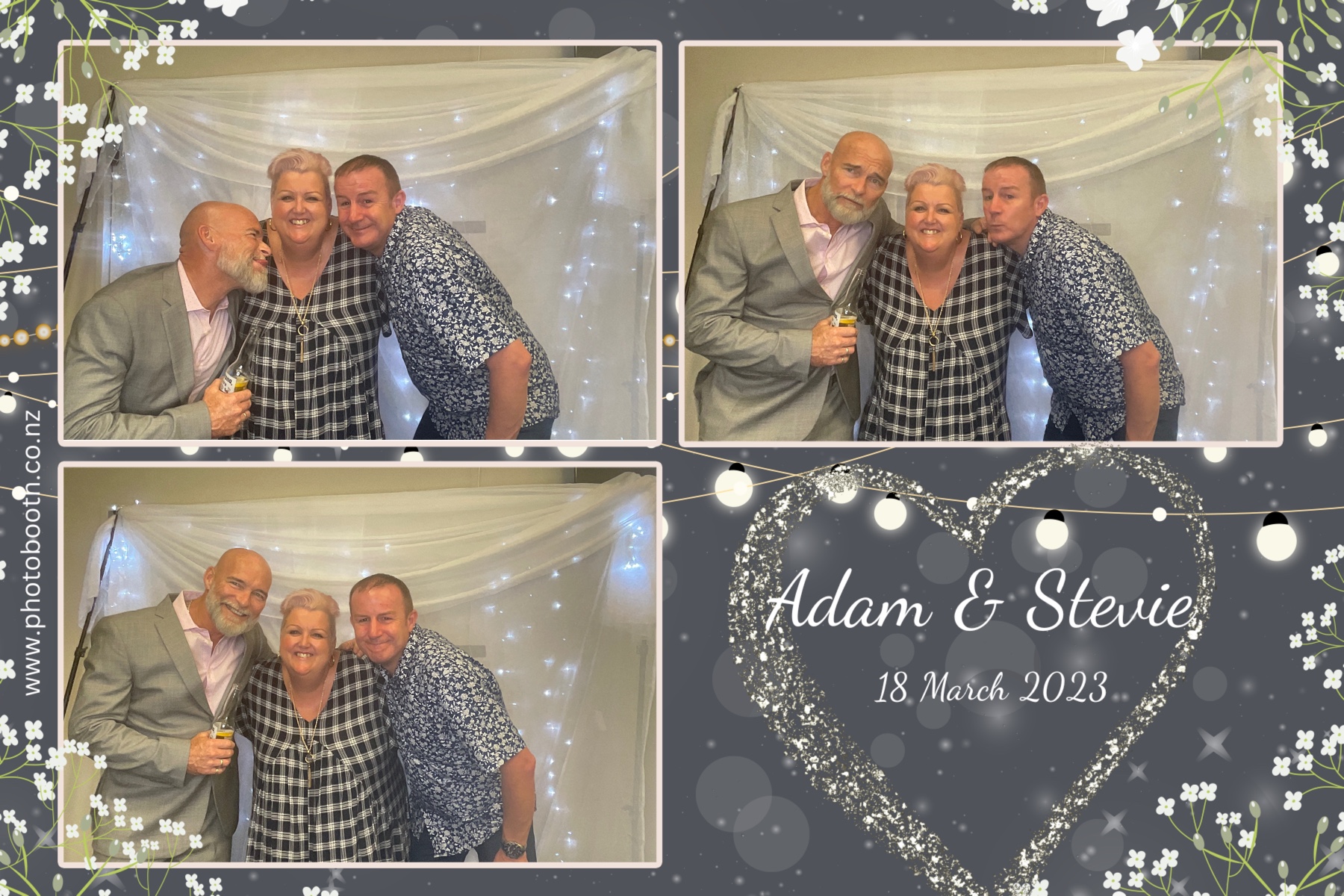 Adam & Stevie's Wedding | View more photos from the event at gallery.photobooth.co.nz/u/SelfieCentral/Adam-Stevies-Wedding