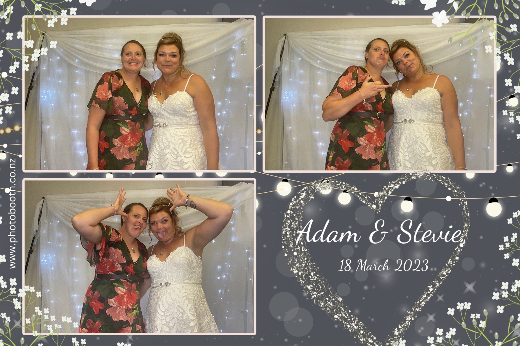 Adam & Stevie's Wedding | View more photos from the event at gallery.photobooth.co.nz/u/SelfieCentral/Adam-Stevies-Wedding