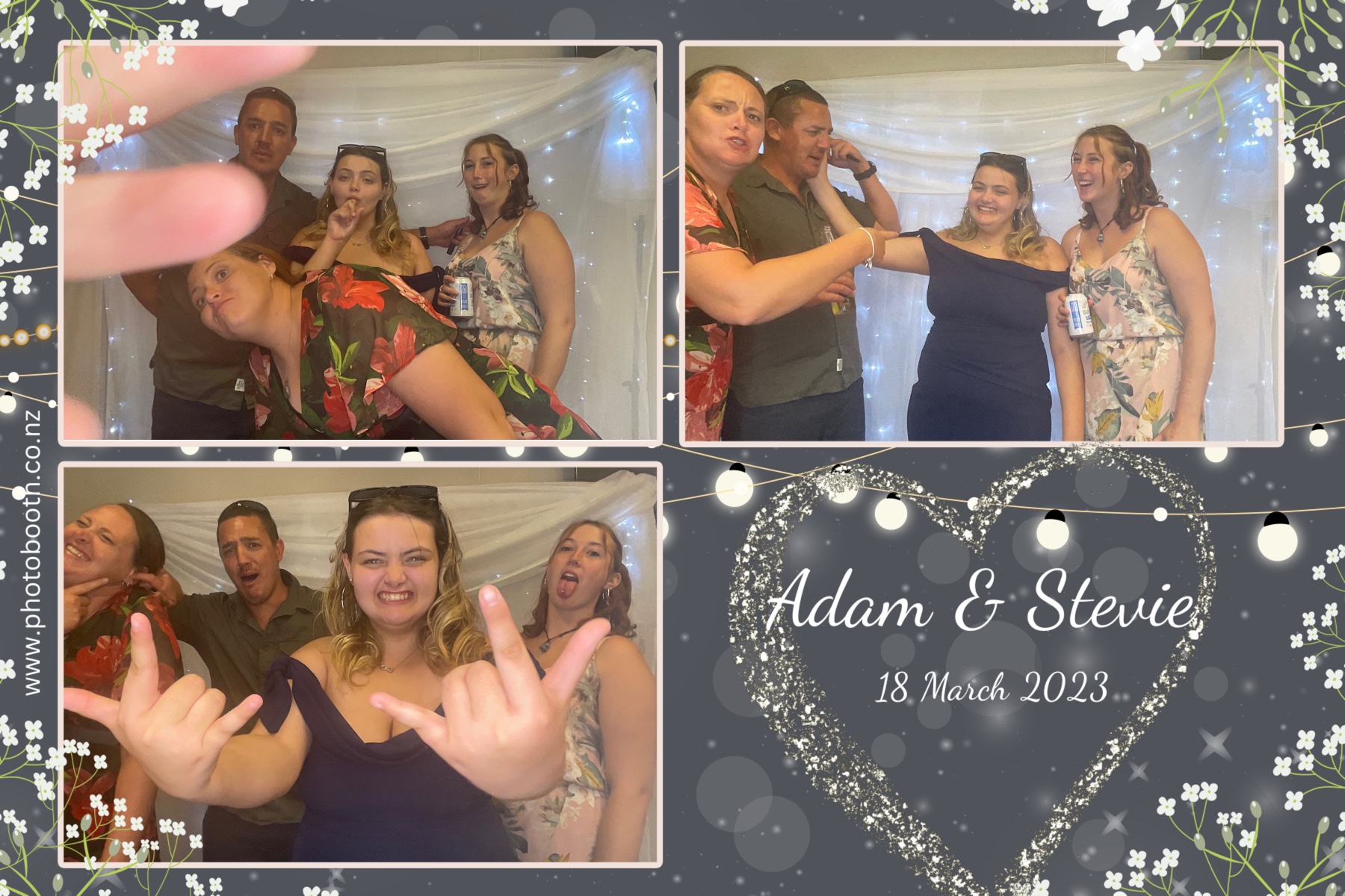 Adam & Stevie's Wedding | View more photos from the event at gallery.photobooth.co.nz/u/SelfieCentral/Adam-Stevies-Wedding