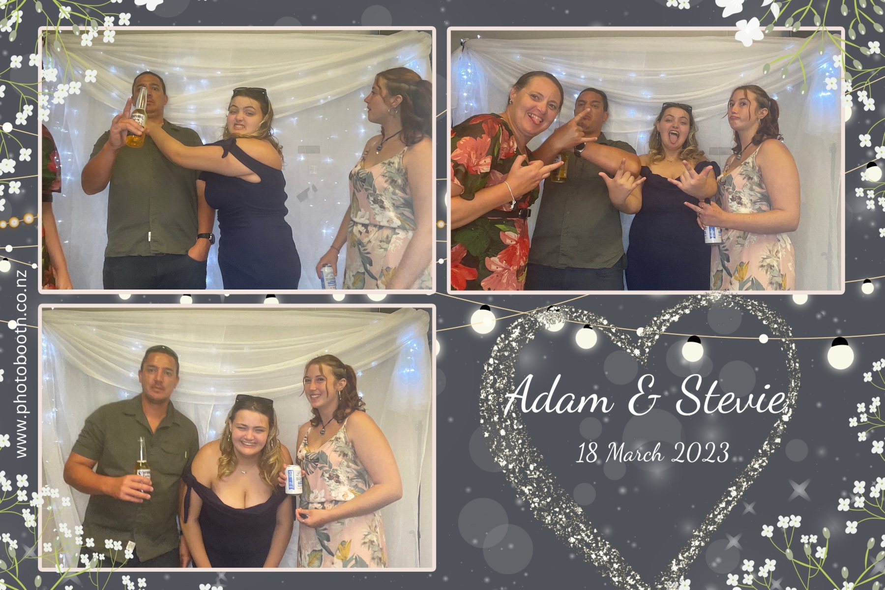 Adam & Stevie's Wedding | View more photos from the event at gallery.photobooth.co.nz/u/SelfieCentral/Adam-Stevies-Wedding