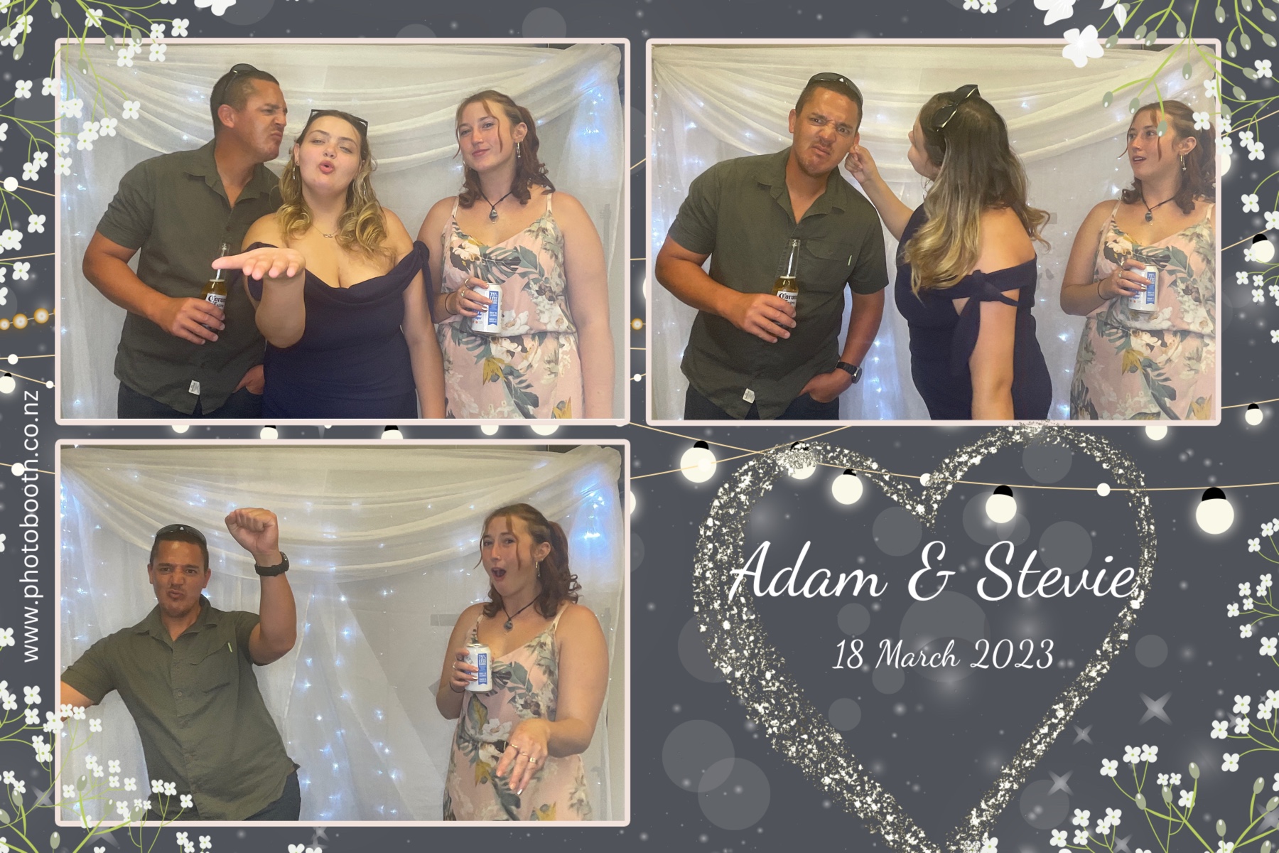 Adam & Stevie's Wedding | View more photos from the event at gallery.photobooth.co.nz/u/SelfieCentral/Adam-Stevies-Wedding