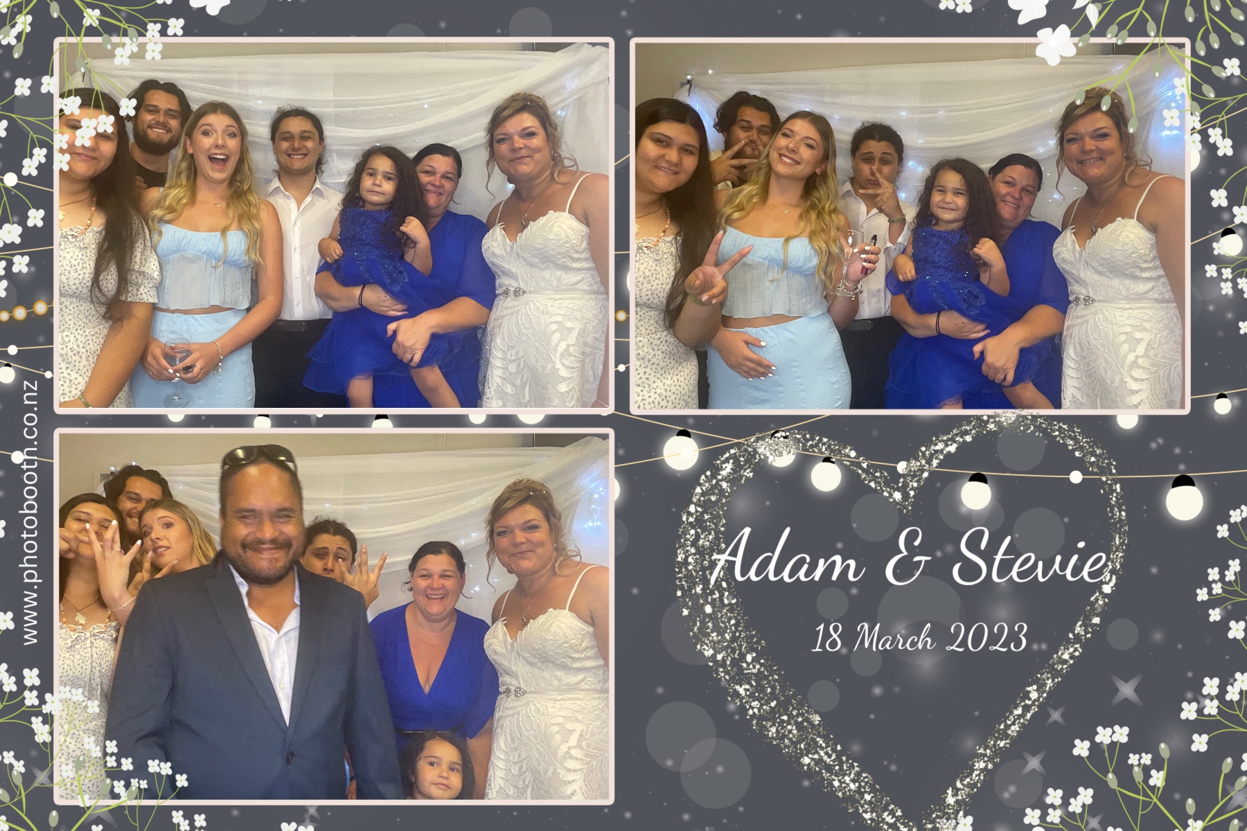 Adam & Stevie's Wedding | View more photos from the event at gallery.photobooth.co.nz/u/SelfieCentral/Adam-Stevies-Wedding