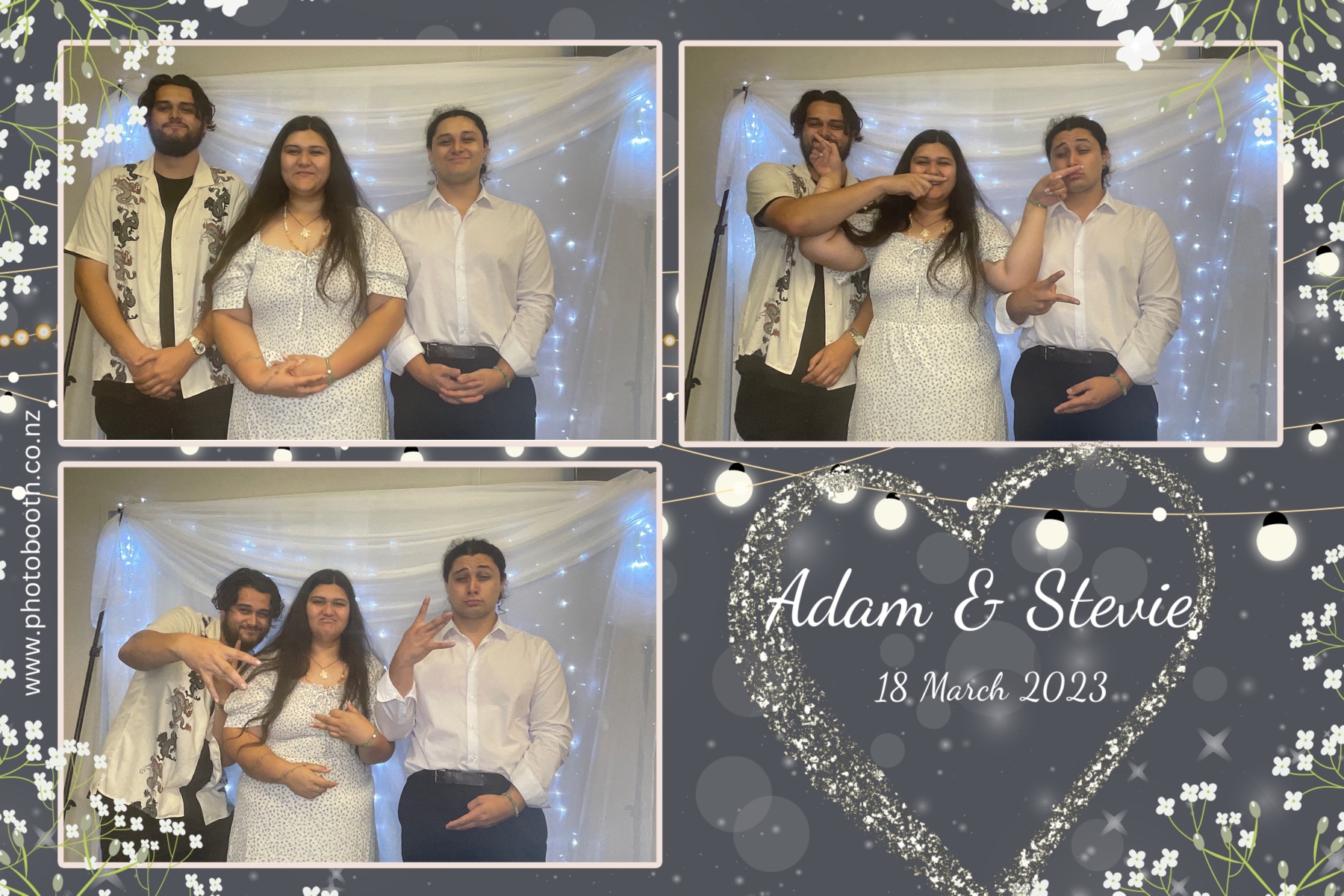 Adam & Stevie's Wedding | View more photos from the event at gallery.photobooth.co.nz/u/SelfieCentral/Adam-Stevies-Wedding