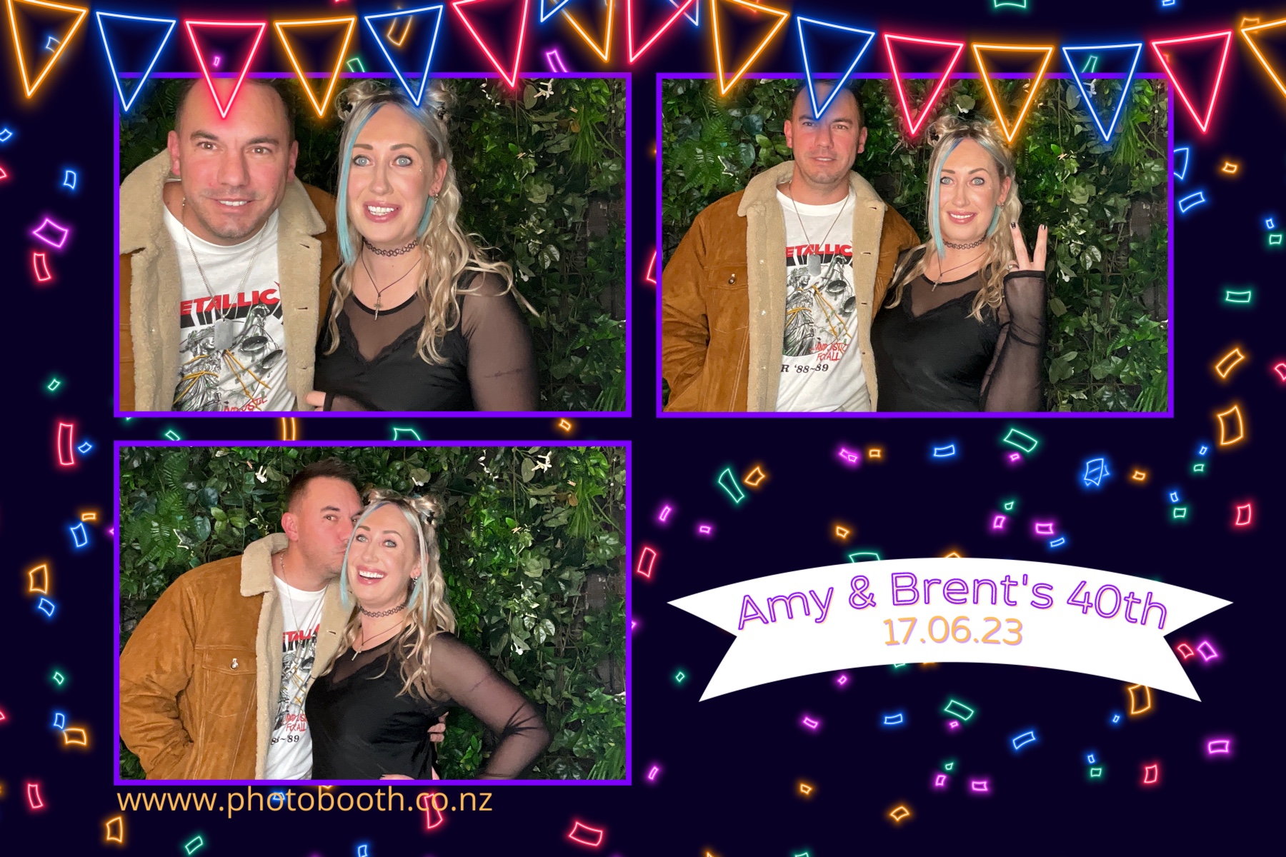 Amy and Brent's 40th | View more photos from the event at gallery.photobooth.co.nz/u/SelfieCentral/Amy-and-Brents-40th