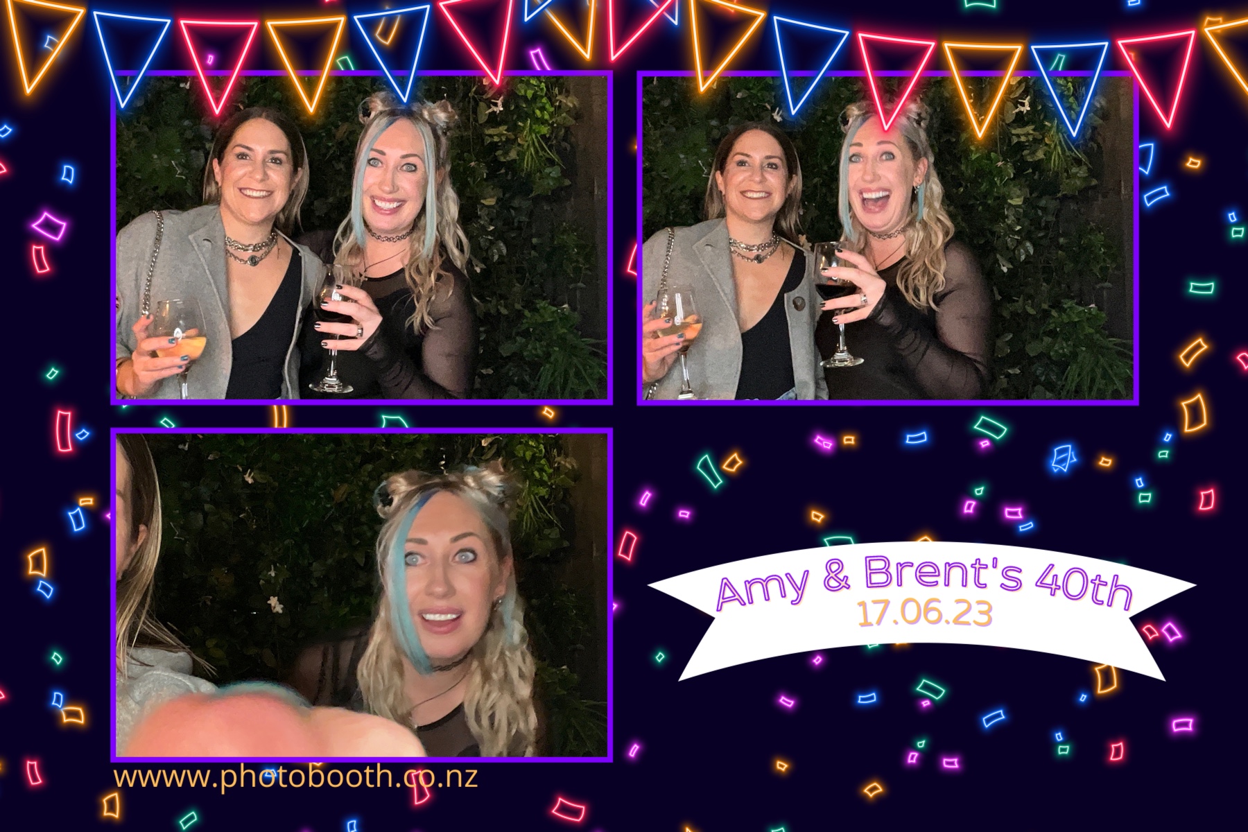 Amy and Brent's 40th | View more photos from the event at gallery.photobooth.co.nz/u/SelfieCentral/Amy-and-Brents-40th