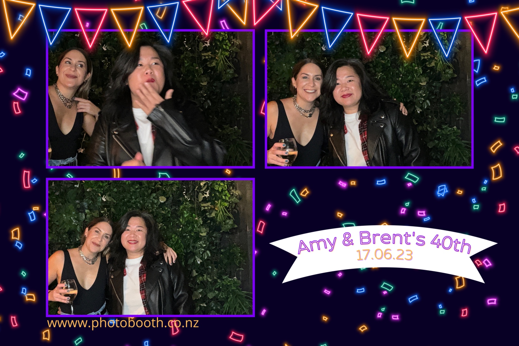 Amy and Brent's 40th | View more photos from the event at gallery.photobooth.co.nz/u/SelfieCentral/Amy-and-Brents-40th
