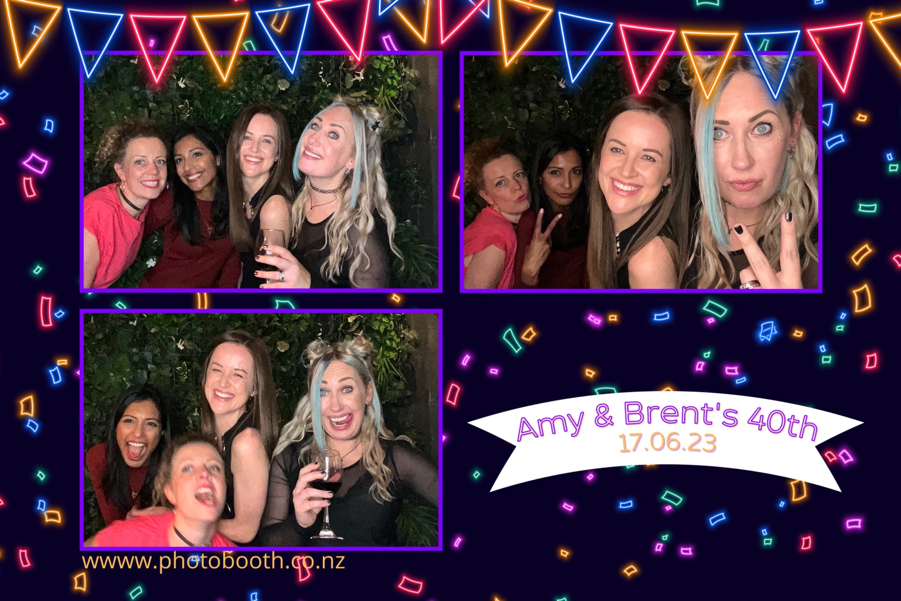Amy and Brent's 40th | View more photos from the event at gallery.photobooth.co.nz/u/SelfieCentral/Amy-and-Brents-40th