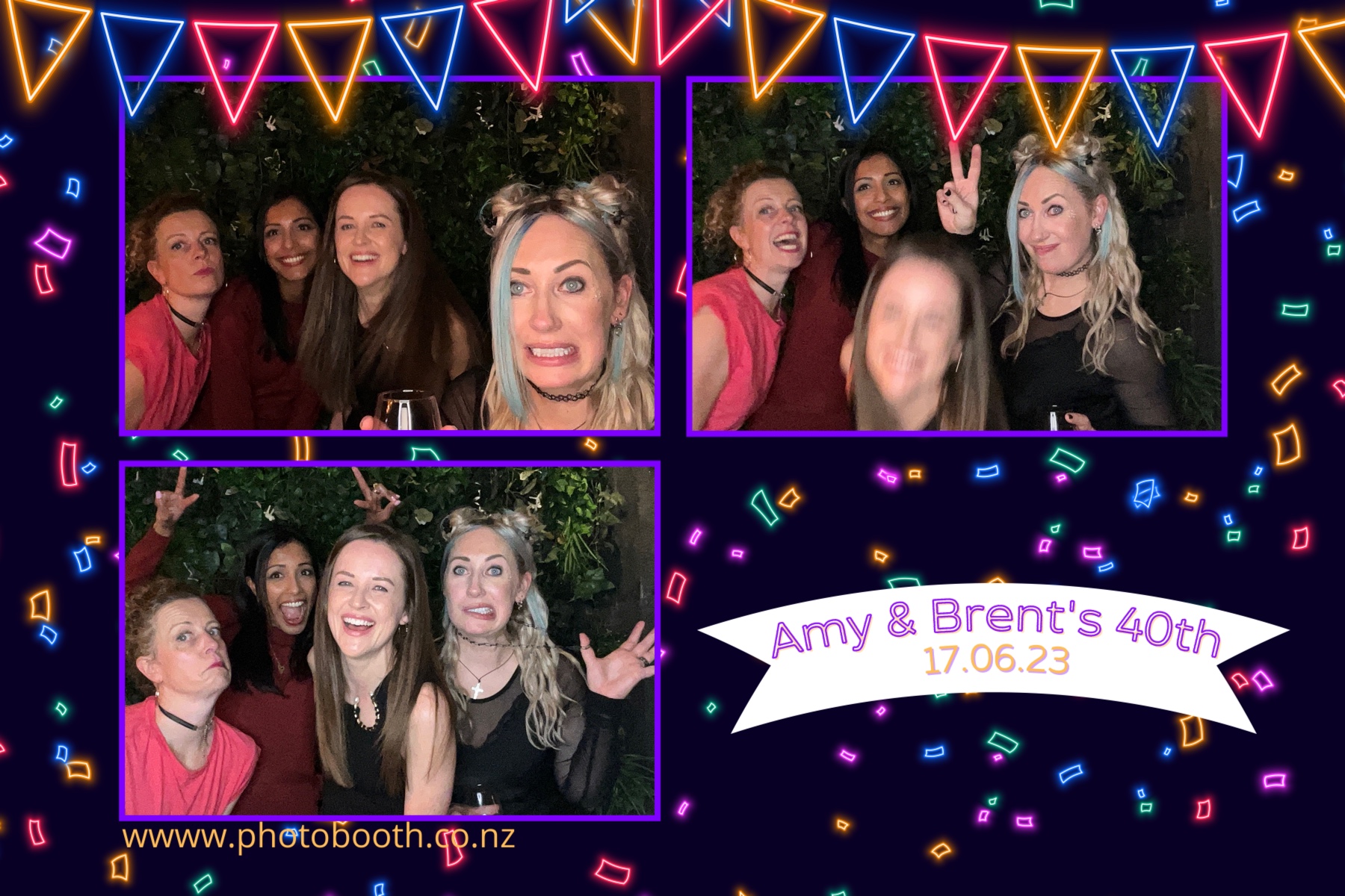 Amy and Brent's 40th | View more photos from the event at gallery.photobooth.co.nz/u/SelfieCentral/Amy-and-Brents-40th