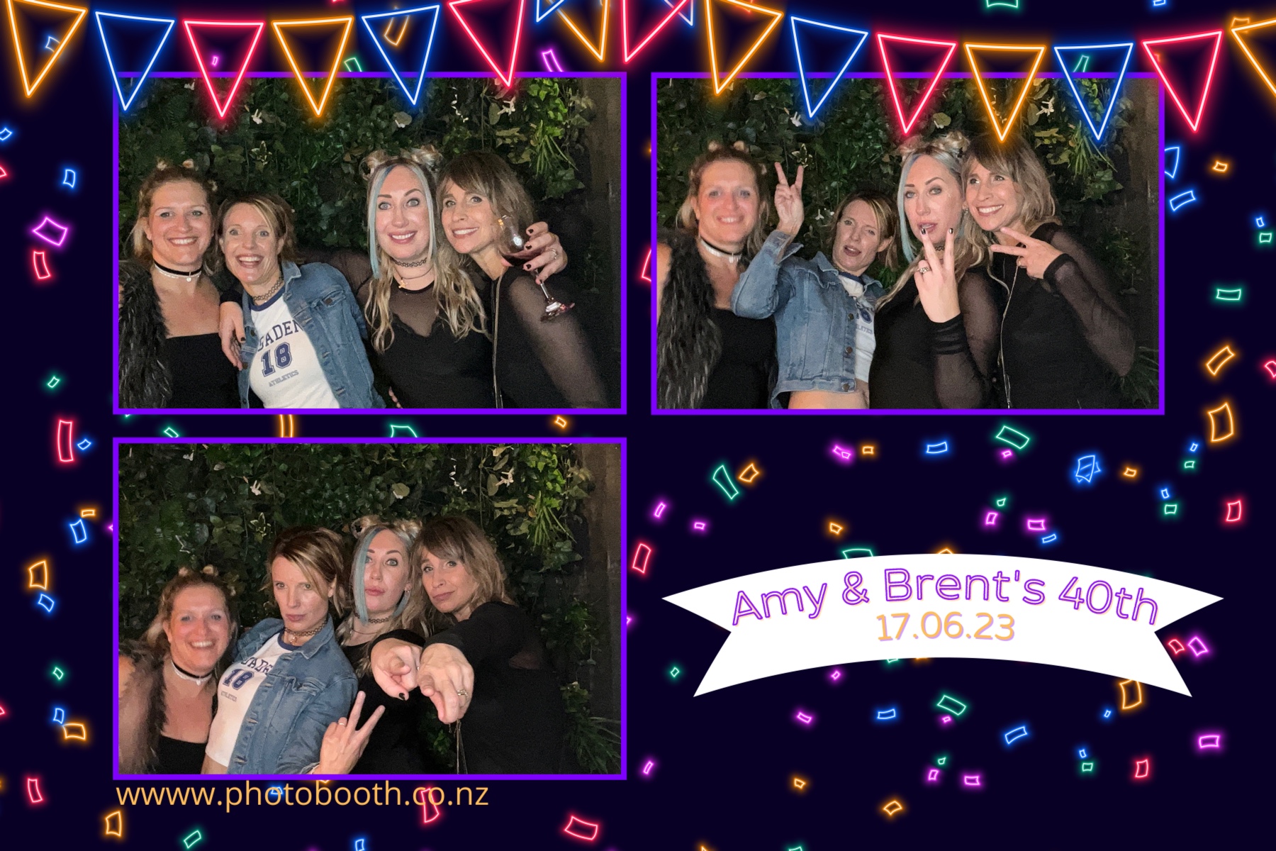 Amy and Brent's 40th | View more photos from the event at gallery.photobooth.co.nz/u/SelfieCentral/Amy-and-Brents-40th