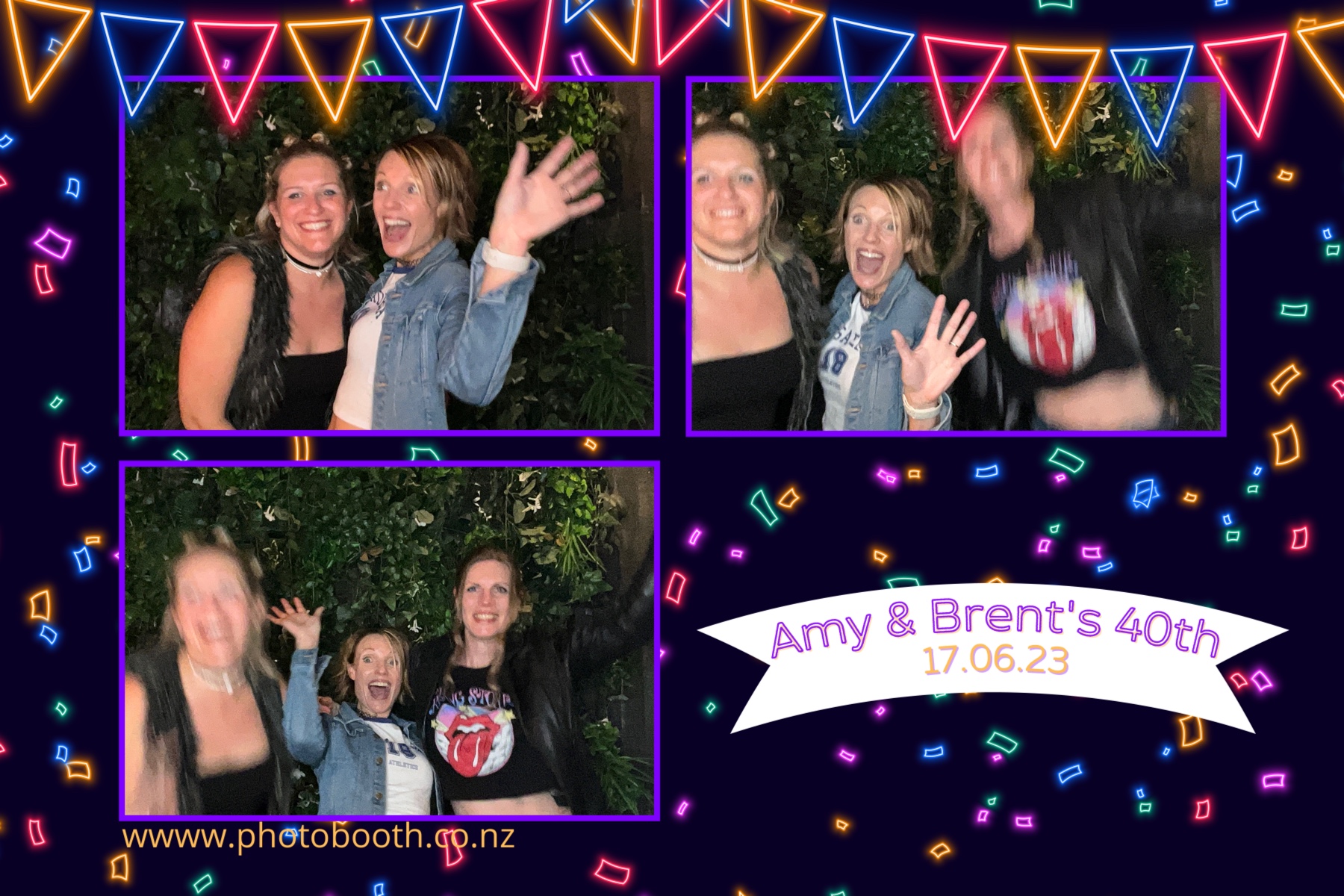 Amy and Brent's 40th | View more photos from the event at gallery.photobooth.co.nz/u/SelfieCentral/Amy-and-Brents-40th