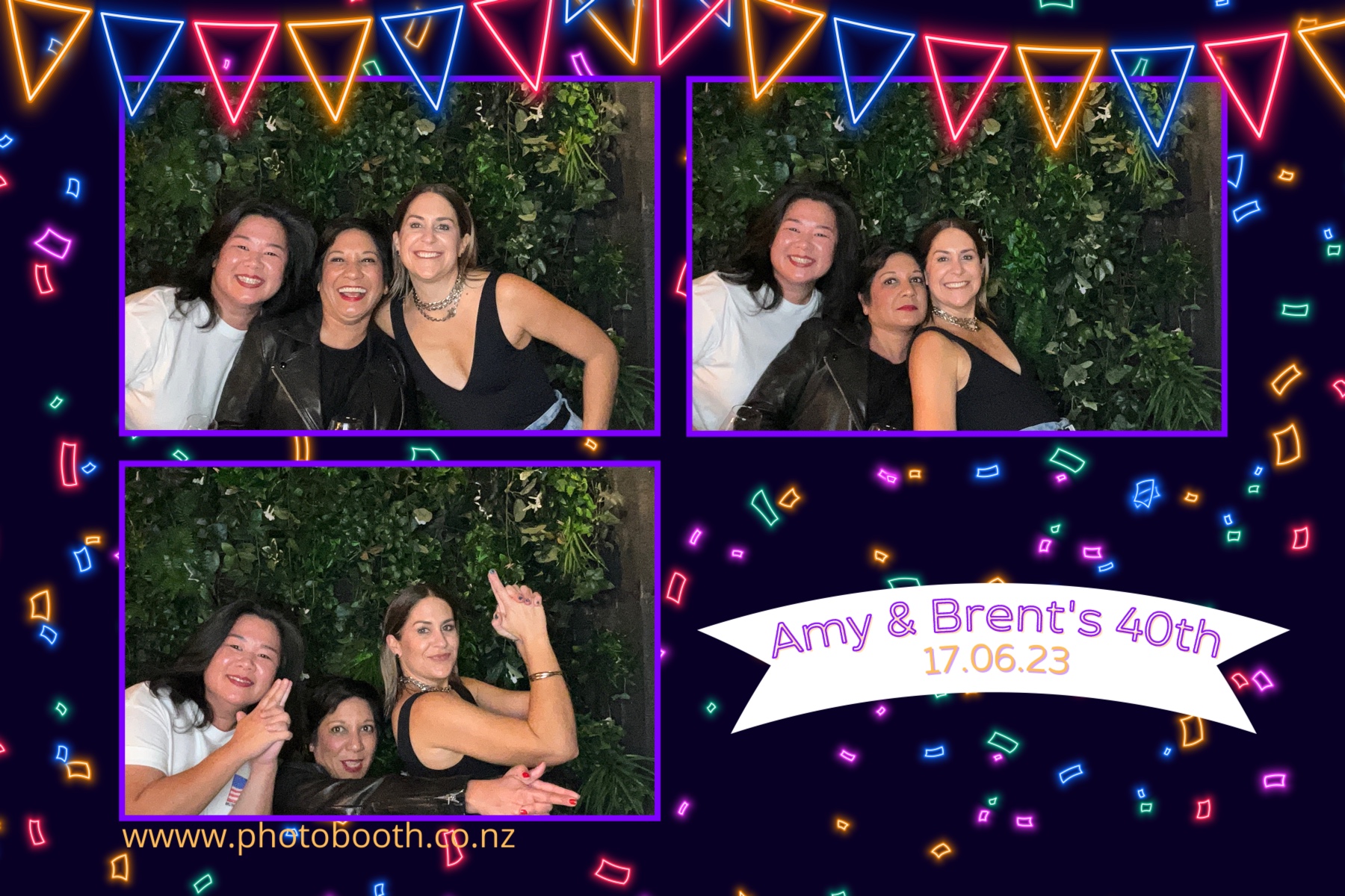 Amy and Brent's 40th | View more photos from the event at gallery.photobooth.co.nz/u/SelfieCentral/Amy-and-Brents-40th