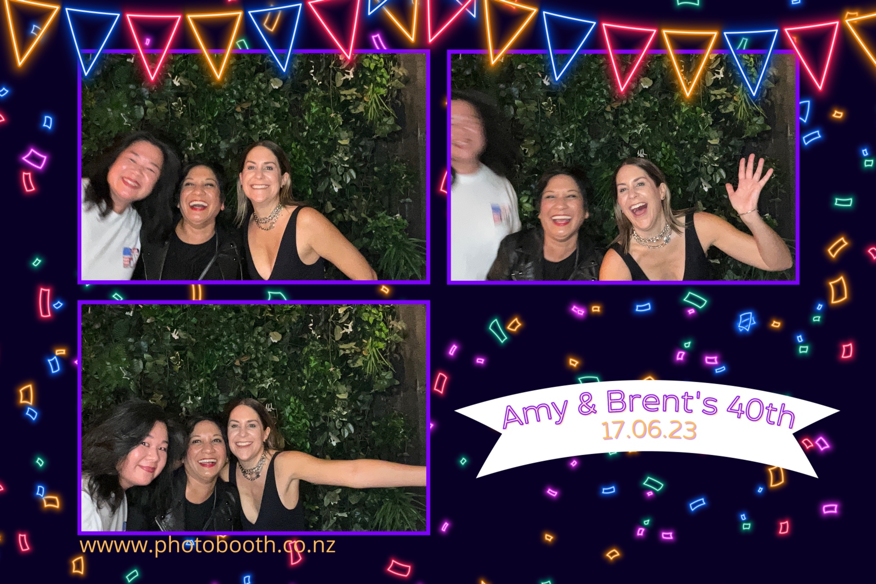 Amy and Brent's 40th | View more photos from the event at gallery.photobooth.co.nz/u/SelfieCentral/Amy-and-Brents-40th