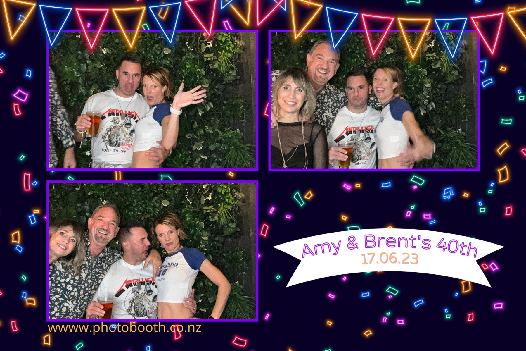Amy and Brent's 40th | View more photos from the event at gallery.photobooth.co.nz/u/SelfieCentral/Amy-and-Brents-40th